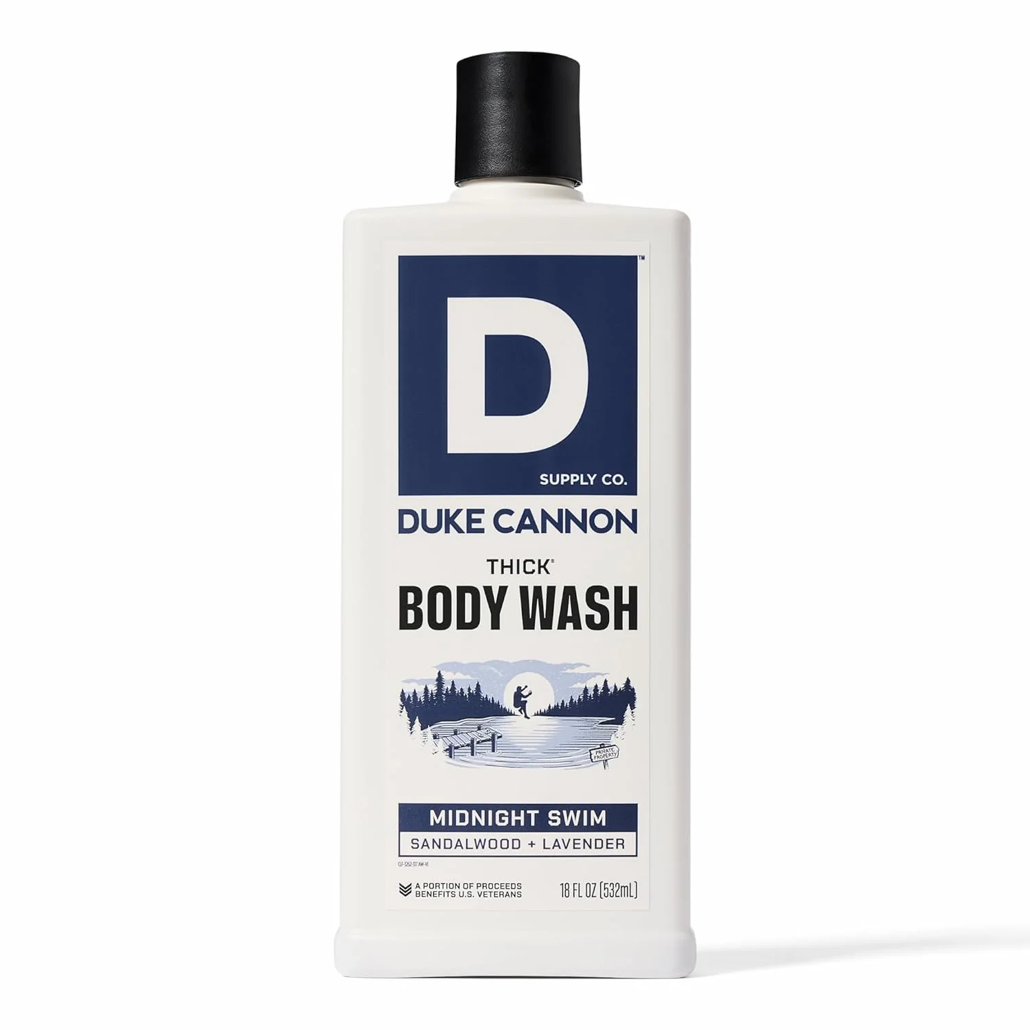 Excellent Duke Cannon Supply Co. Thick High Viscosity Body Wash - 3X Thicker Cleansing Shower and Bath Gel Mineral-Enriched Body Wash for Men - Sandalwood Modern