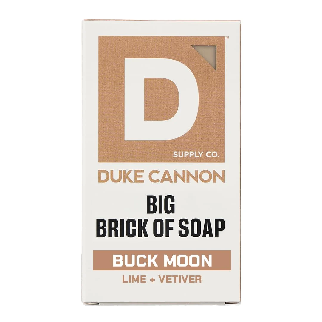 Carefully Designed Duke Cannon Supply Co. Extra Large Bar Soap - Men's Natural Soap with Masculine Scents - Lime Vetiver - Made in the USA with Domestic Globally First-Class
