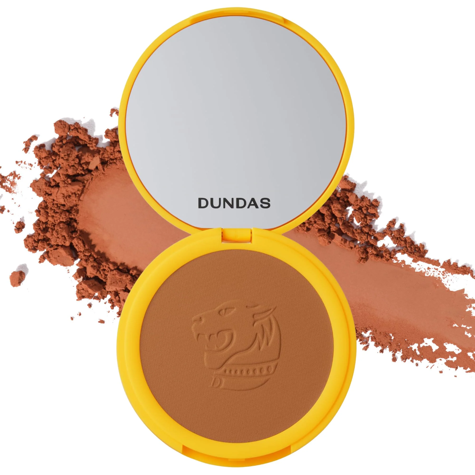 Professional Dundas Bronzer Anonymous Dark Contour Powder for Face and Body Matte Bronzer Face Make Up for All Skin Types Cruelty Natural Makeup Reusable
