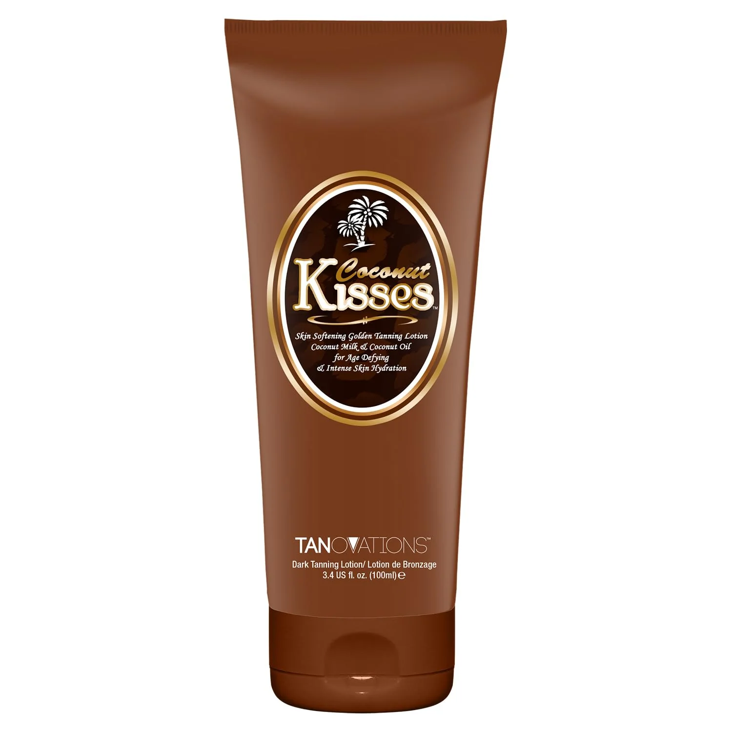 Advanced Ed Hardy Coconut Kisses Golden Tanning Lotion Cruelty Gluten Mineral Oil DHA for All skin type 3.4 oz Enhanced
