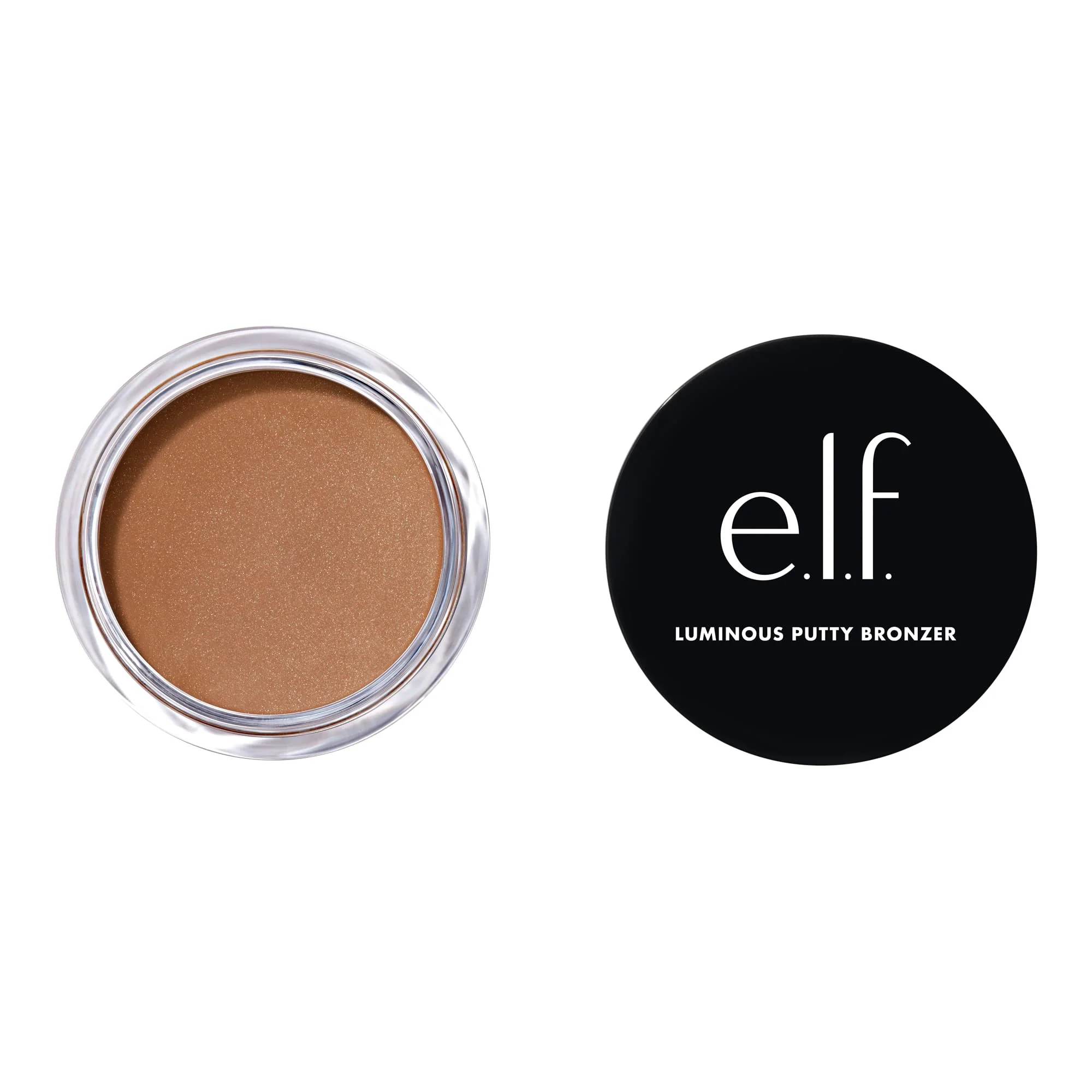 Natural e.l.f. Luminous Putty Bronzer Lightweight Putty-to-Powder Bronzer For A Radiant Glowing Finish Highly Pigmented Vegan Cruelty- Sun Chaser High-Quality