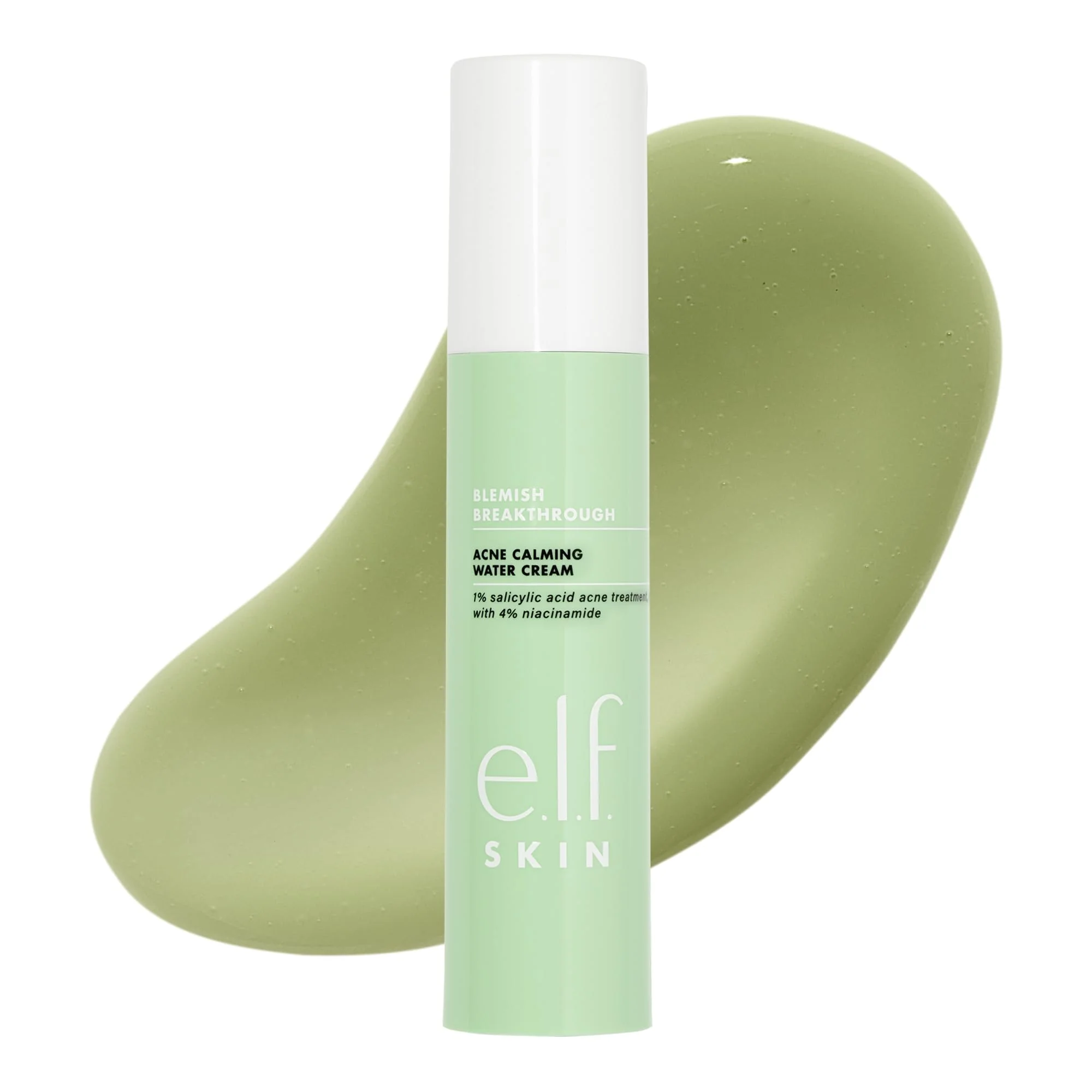 Reliable e.l.f. SKIN Blemish Breakthrough Calming Water Cream Lightweight Blemish-Fighting Face Moisturiser Prevents New Blemishes Calms Skin Secure