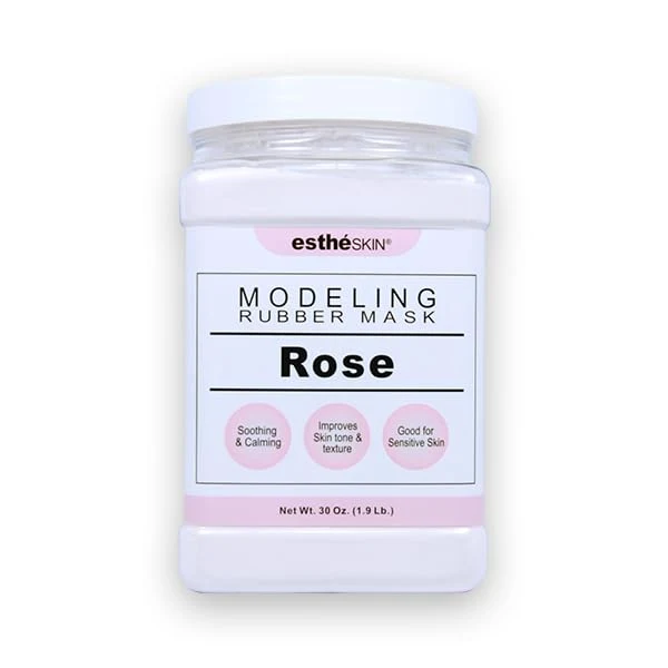 Green estheSKIN Peel Off Type Modeling Rubber Mask Powder Jar for Facial Skin Care Treatment 30oz 850g Measuring Spoon Included 30oz 106.Rose Carefully Designed
