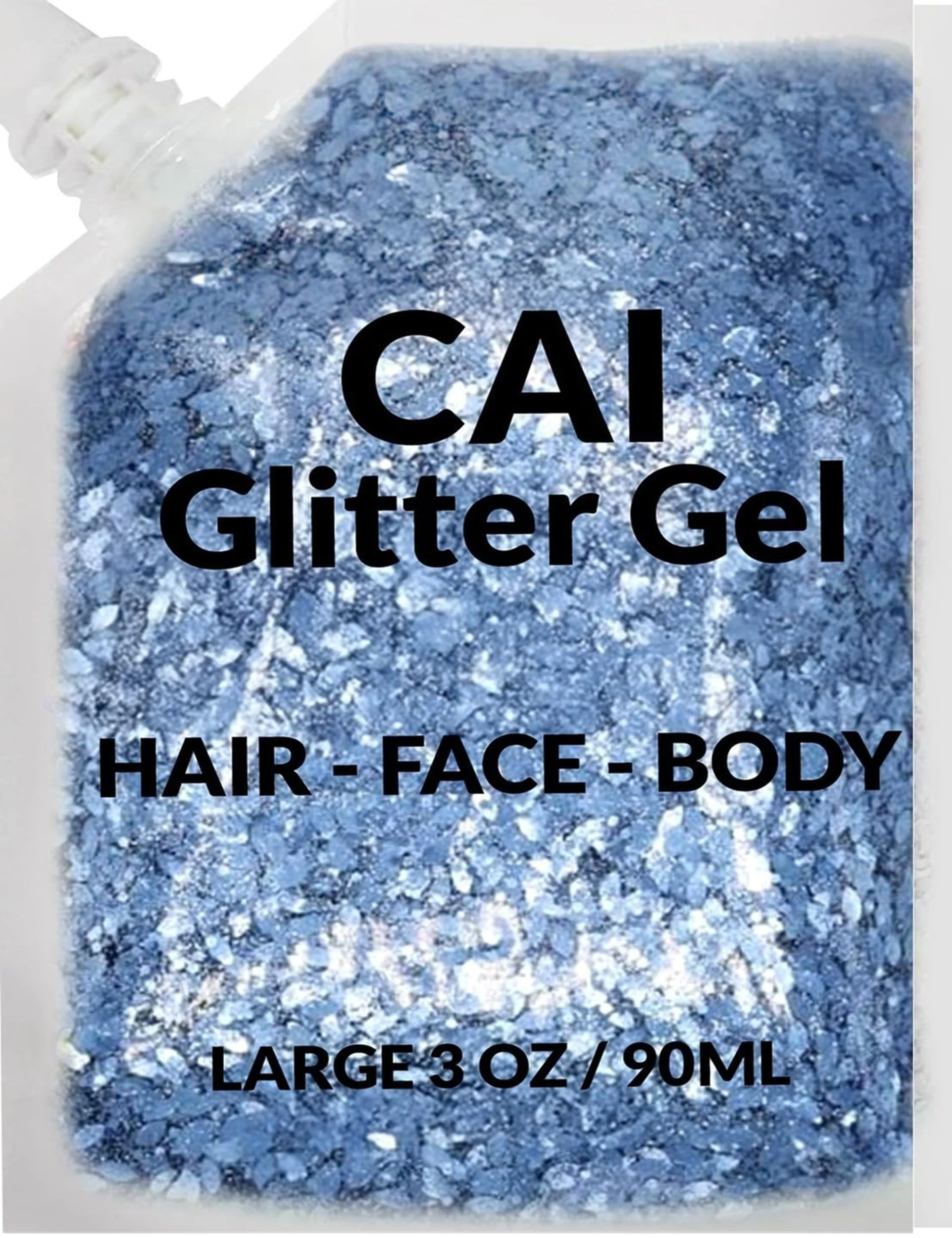 Secure Face Body Hair Glitter Gel - Halloween Glitter for Kids and Women Innovative