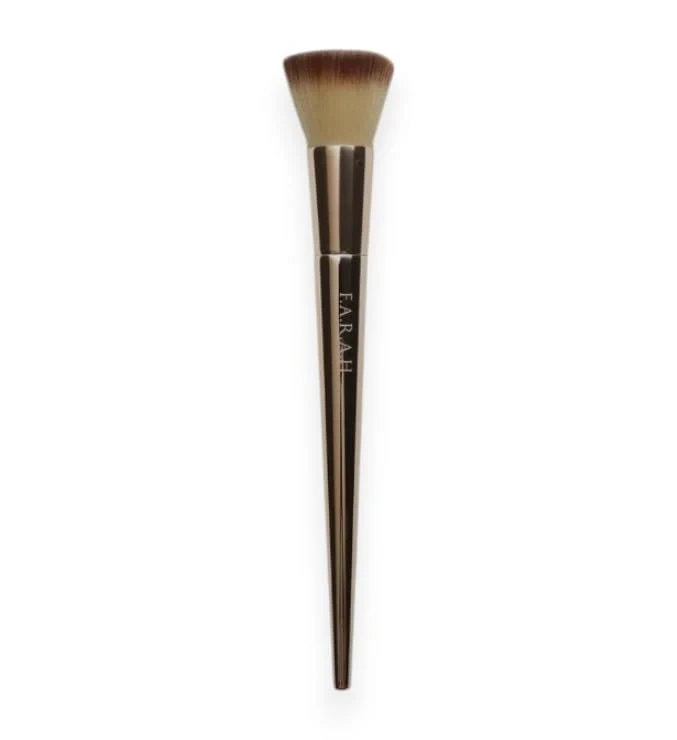 High-Grade F.A.R.A.H® Flat Foundation Brush 615F - Vegan Bristles Precision Foundation Application for an Airbrushed Finish Prestigious