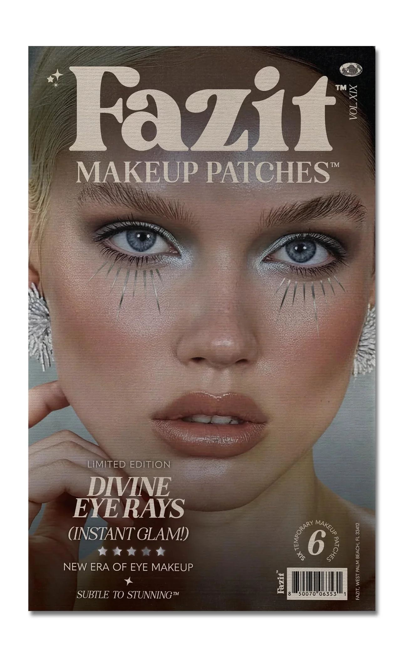 Excellent Fazit Makeup Patches - Halloween Divine Eye Speckles - Glow Up Make-Up Patches - Cute Glitter Makeup Accessories for Women - Cosmetic Glitter for Face Soft