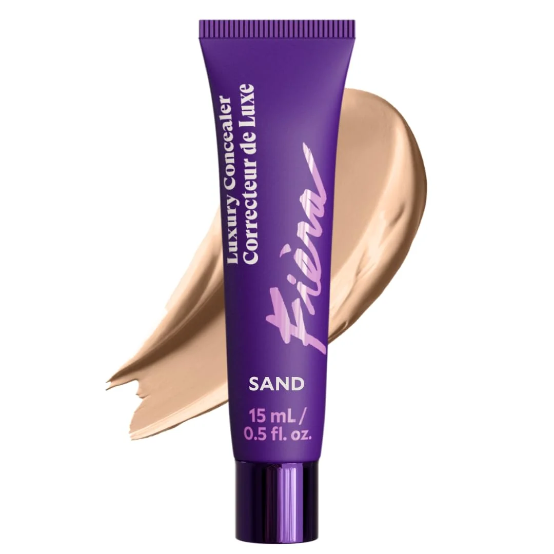 Refined Fièra Luxury Concealer Foundation with Anti-Aging Ingredients - Full Coverage for Dark Circles Wrinkles Fine Lines and Spots All-Day Wear High-Performance