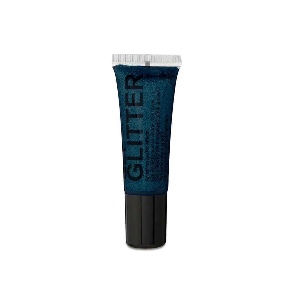 Modern Gel Glitter Navy Blue. Sparkling Glitter for your face body with fine nib applicator Original Design