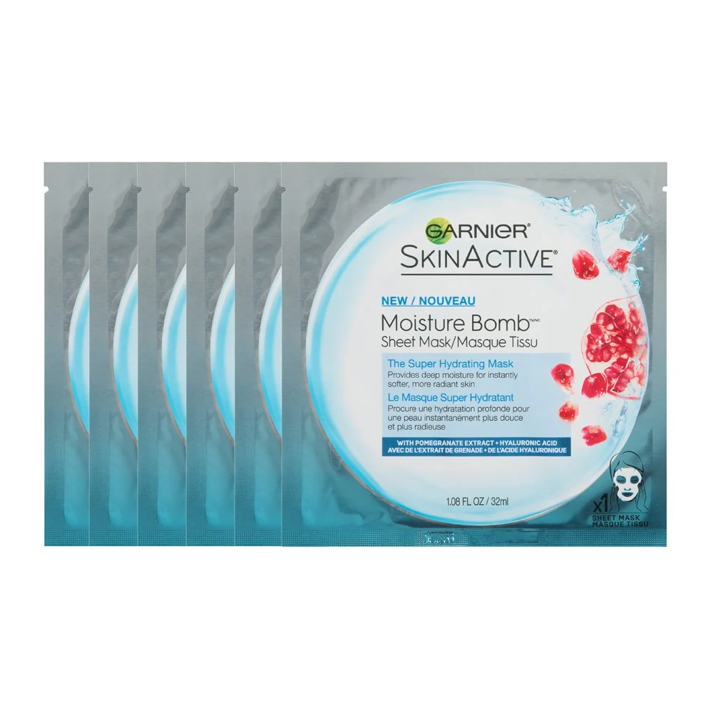 Authentic Garnier SkinActive Super Hydrating Sheet Mask Hydrating The Super Hydrating 6 Count Reliable