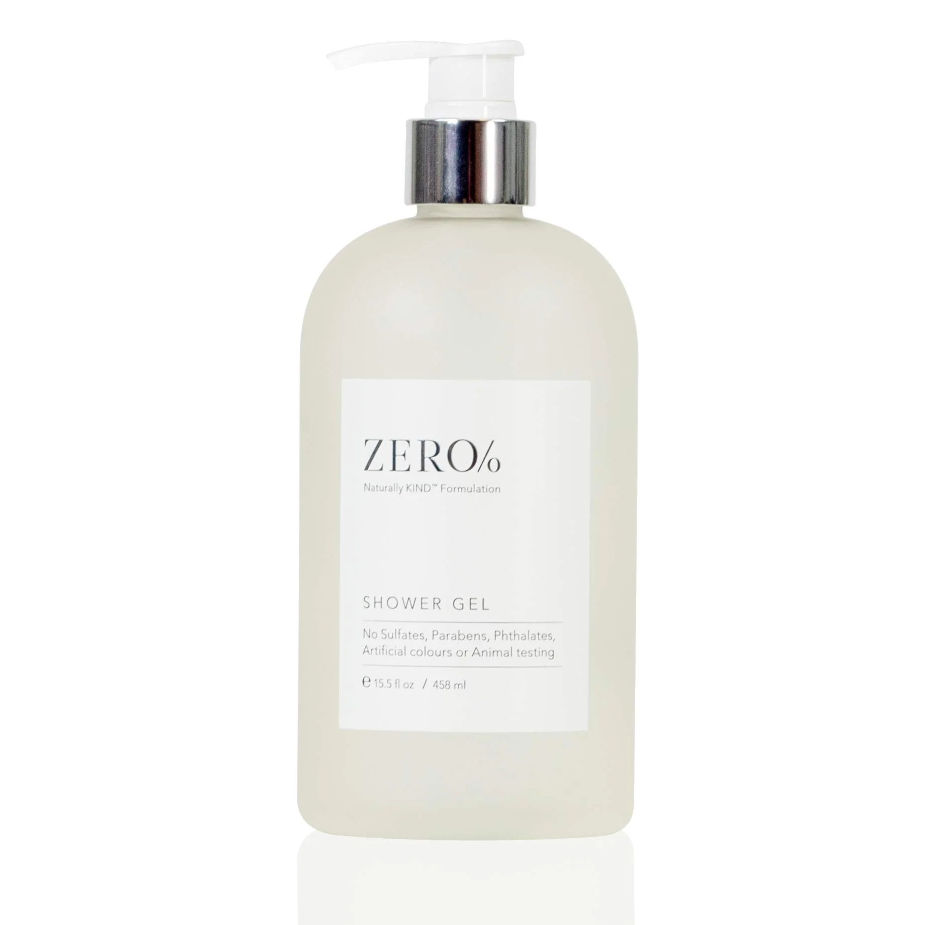 Luxury Gilchrist Soames Zero Unisex Shower Gel and Body Wash - 15.5oz - Light and fresh Gently Cleansing Zero Parabens Sulfates and Phthalates Healthy