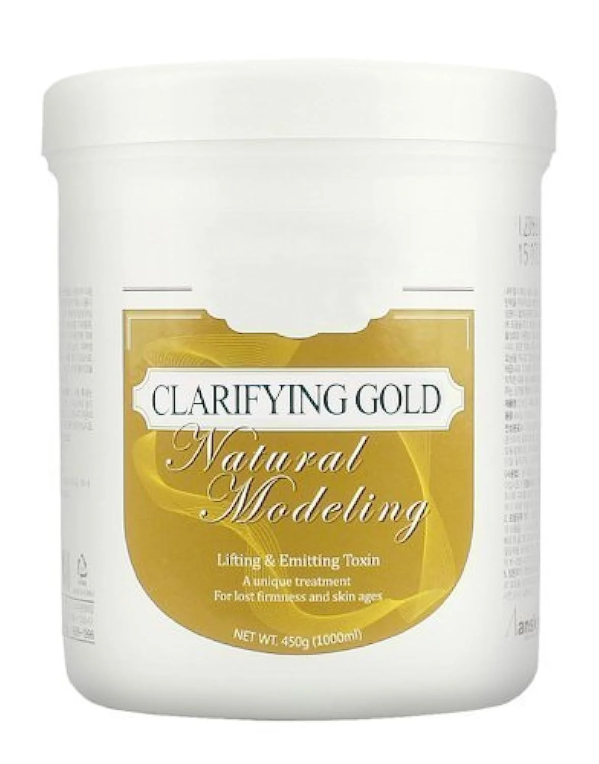 Powerful 1000ml Clarifying Gold Natural Modeling Mask Pack Powder for Anti-aging Skin Elasticity Refined