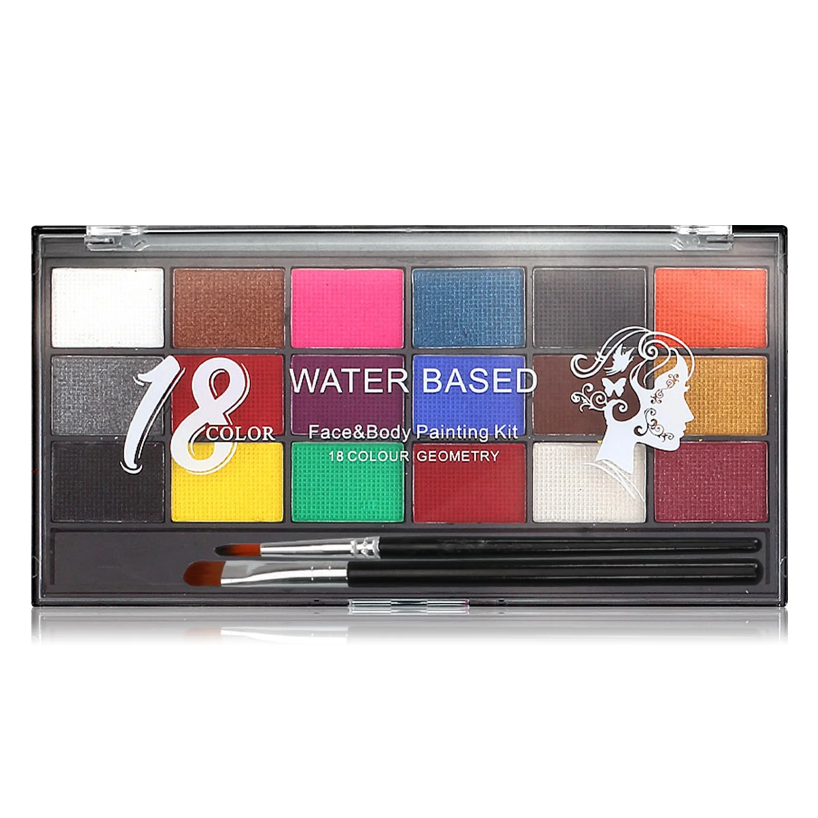 Stylish 18 Colors Bruise Wheel for Special Effects Halloween Face Body Paint SFX Makeup Light Green Witch Zombie Gamora Face Body Paint Oil Based Cosplay Healthy
