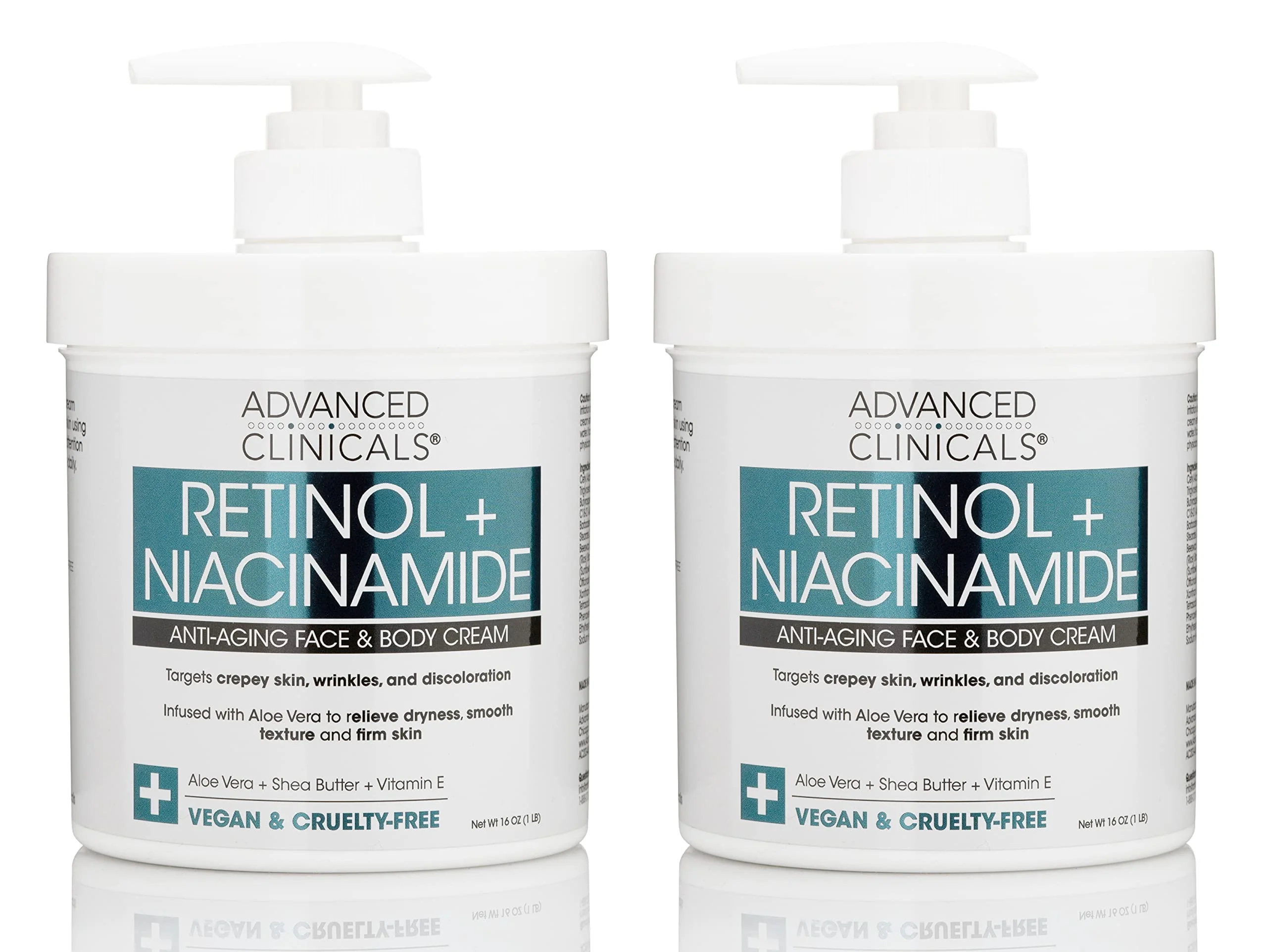 Breathable Advanced Clinicals Retinol Body Face Lotion W Niacinamide Dry Skin Face Moisturizer Crepey Skin Care Treatment Anti Aging Retinol Cream Reduces Outstanding