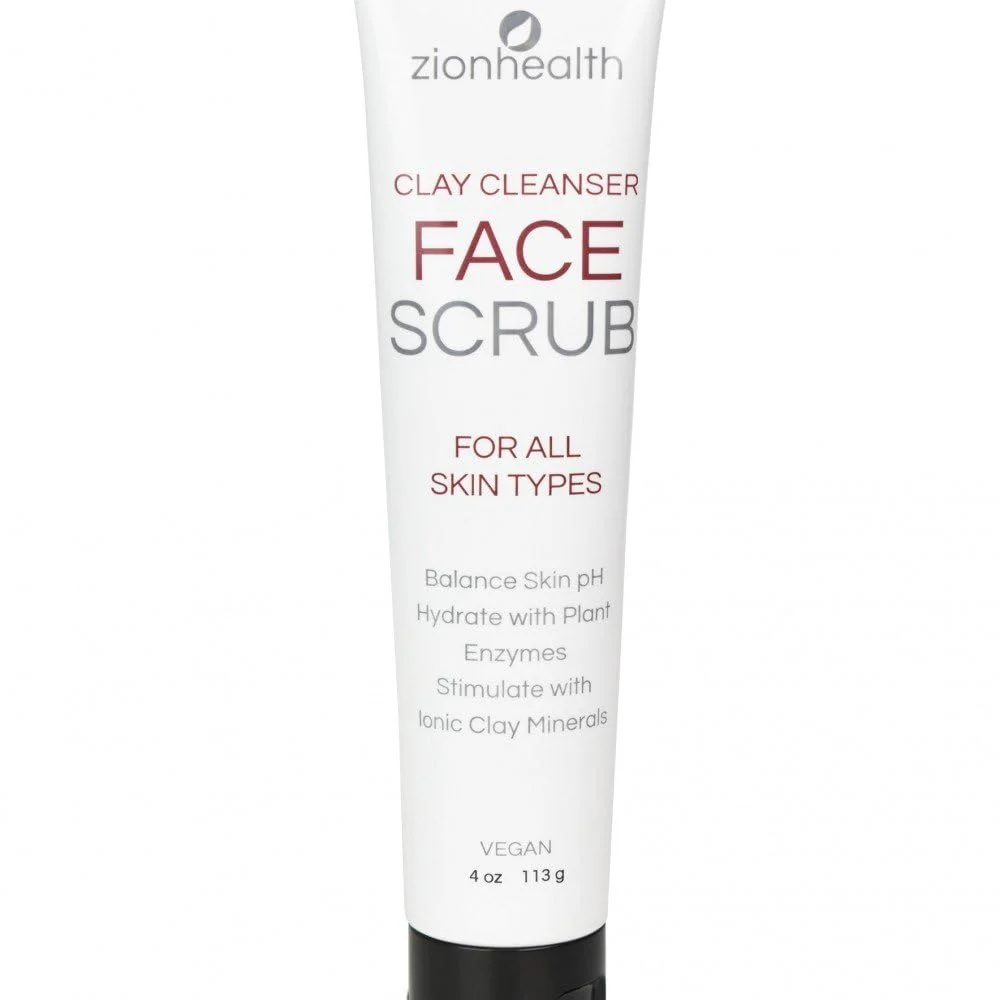 Responsible Adama Face Scrub Zion Health 4 oz Tube Safe
