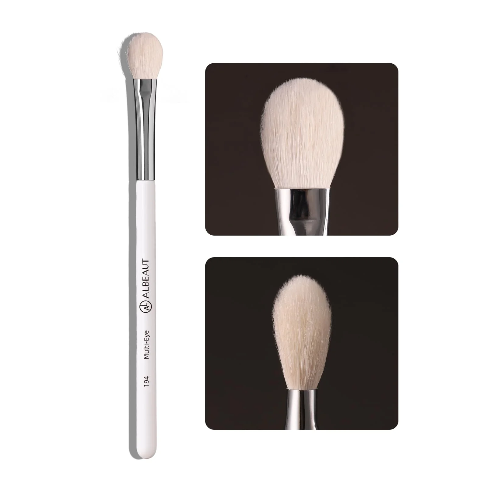 Healthy Albeaut Eyeshadow Brush Eye Makeup Brush Even Eyeshadow Applicators Soft Natural Hair Bristles for Smudge Multi-task for spot conealing Contemporary