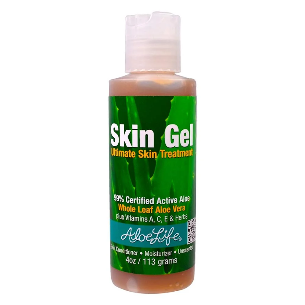 High-Grade Aloe Life - Skin Gel Herbs Skin Treatment 99 Organic Whole Leaf Aloe Vera Vitamins C A E Head-to-Toe Skin Care Support Trusted