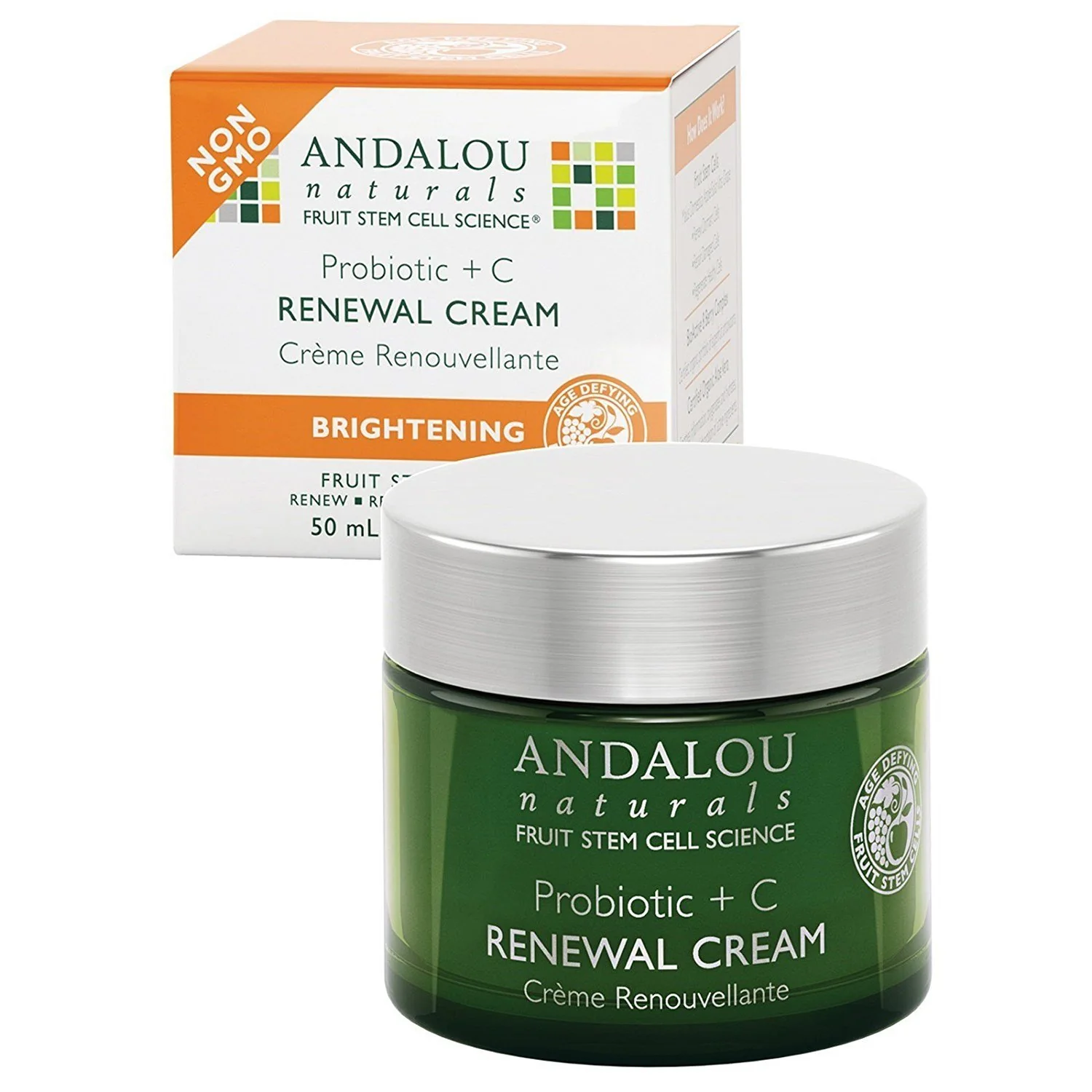 Clean Andalou Naturals Face CRM Probiotic C Renewl Prestigious
