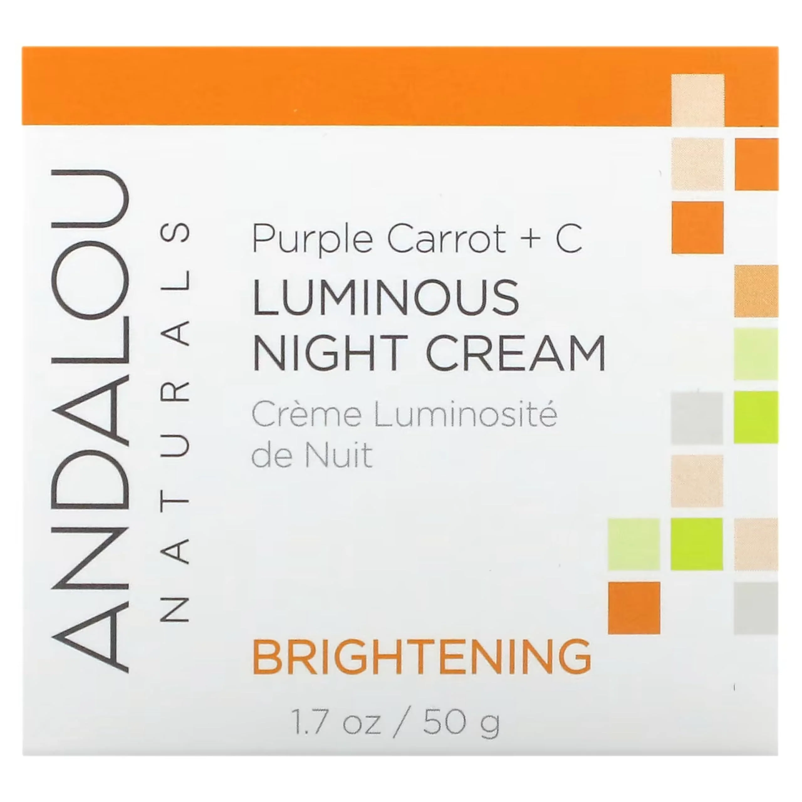Effective Andalou Naturals Night Cream Prpl Crrt C 1.7 Oz Unique