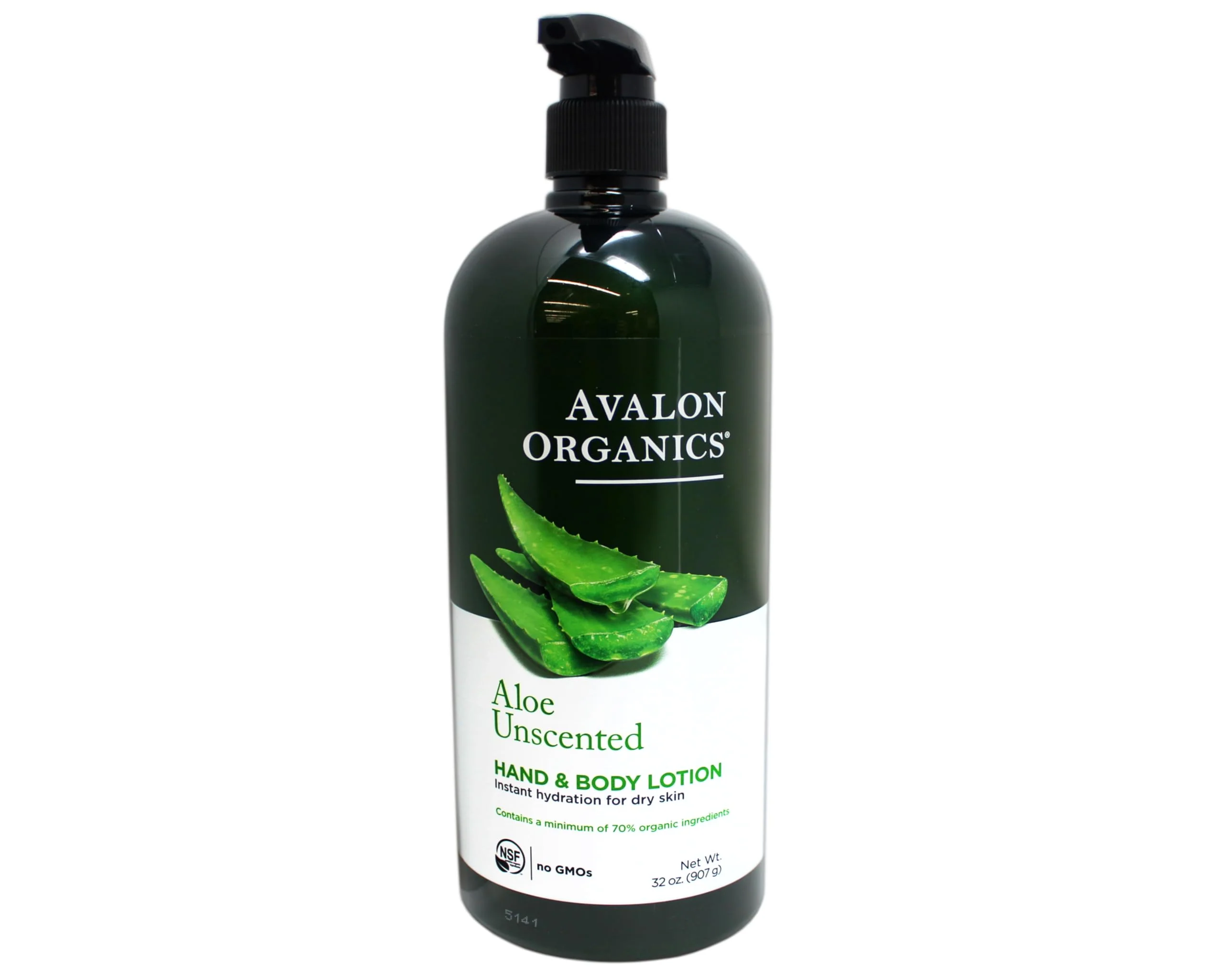 Elegant Avalon Organics Hand Body Lotion for Dry Skin Aloe Unscented 32 OZ Advanced