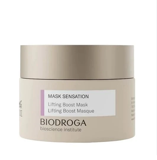 Exclusive Biodroga MASK SENSATION Lifting Boost Mask 1.7oz - Anti Aging Firming Energizing Plumping Tightening Effect - with Black Forest Complex - Made Carefully Designed