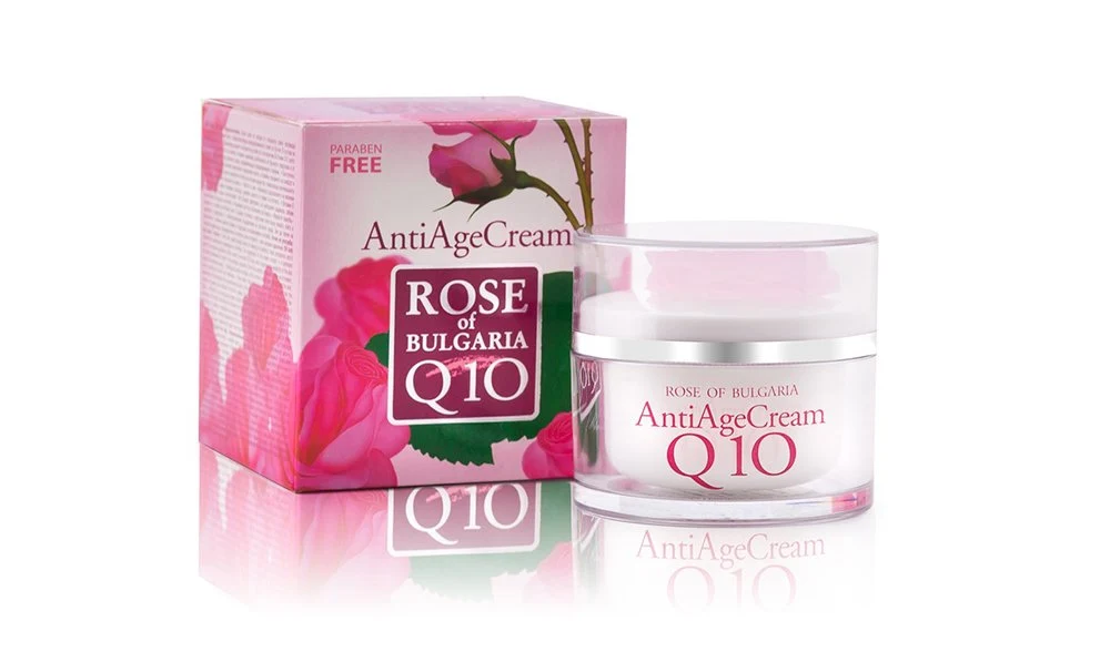 Reusable Biofresh Rose of Bulgaria Q10 Anti-Age Cream with Natural Rose Water 1.7 fl oz Fast