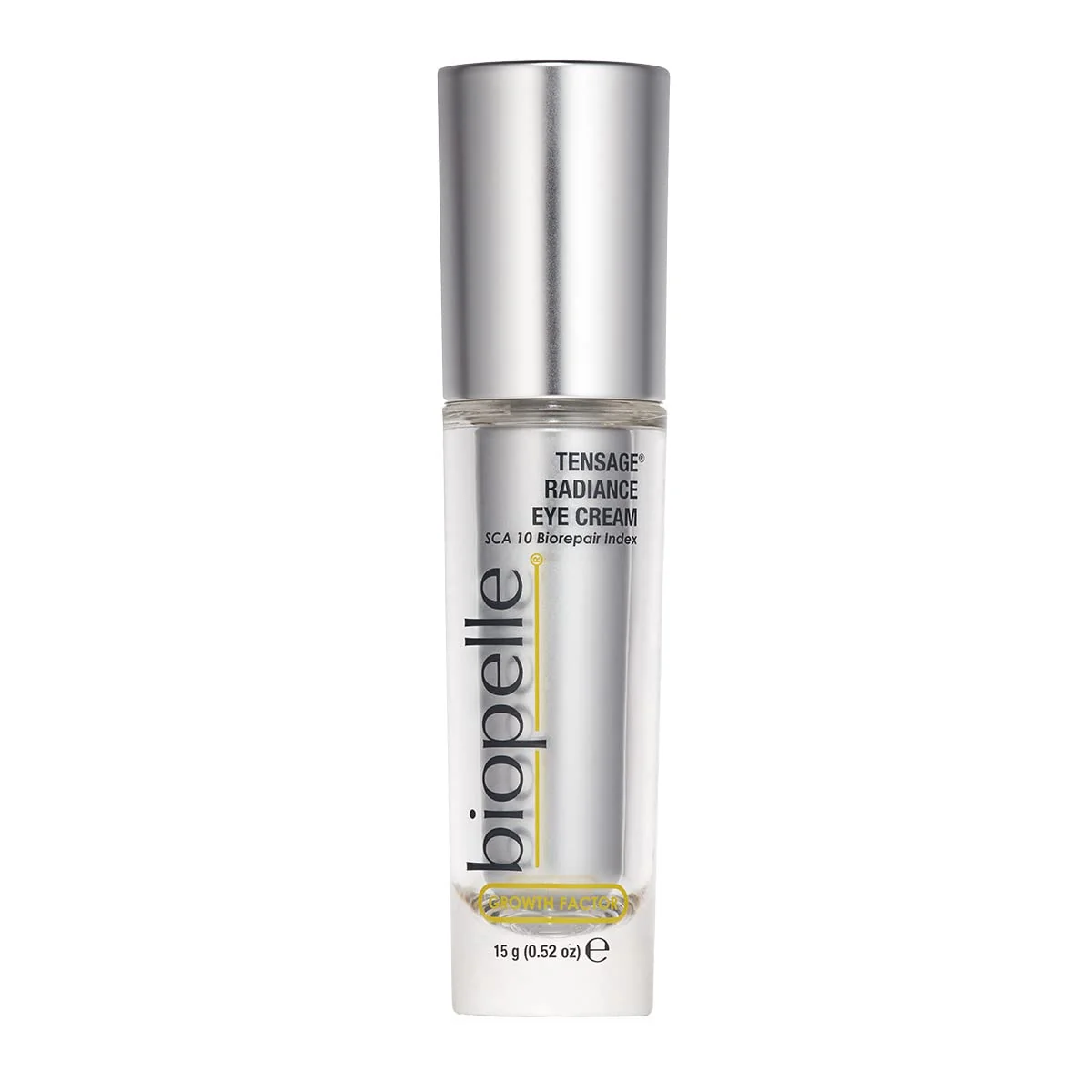World-Class Biopelle Tensage Growth Factor Radiance Eye Cream with SCA 10 Biorepair Index Illuminating Eye Care 0.52 Oz Elegant