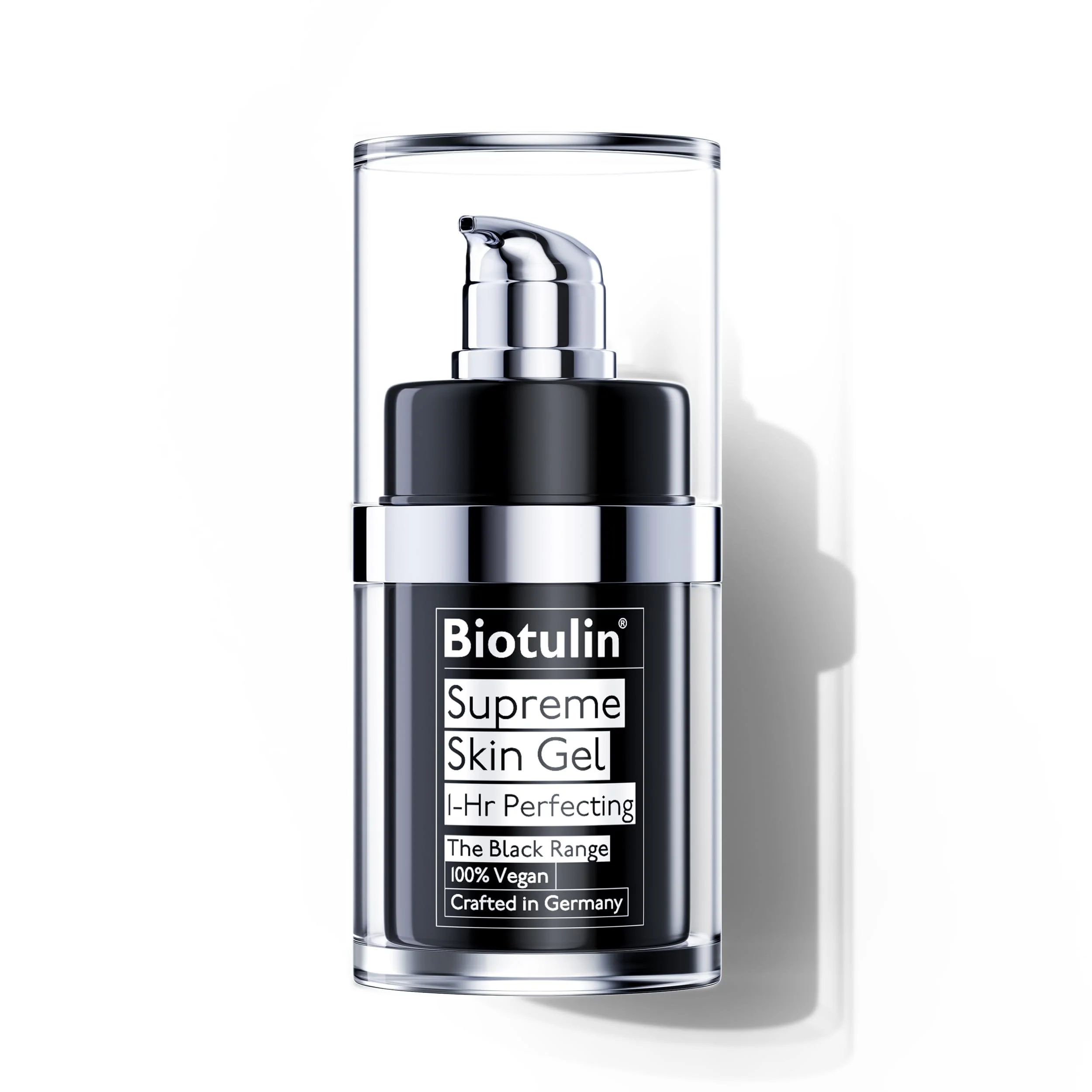 Official BIOTULIN - Supreme Skin Gel Reduces Wrinkles Within 1 Hour Hyaluronic Acid Serum Spilanthol Serum for Face I Anti Aging Treatment - 0.5 oz Superior