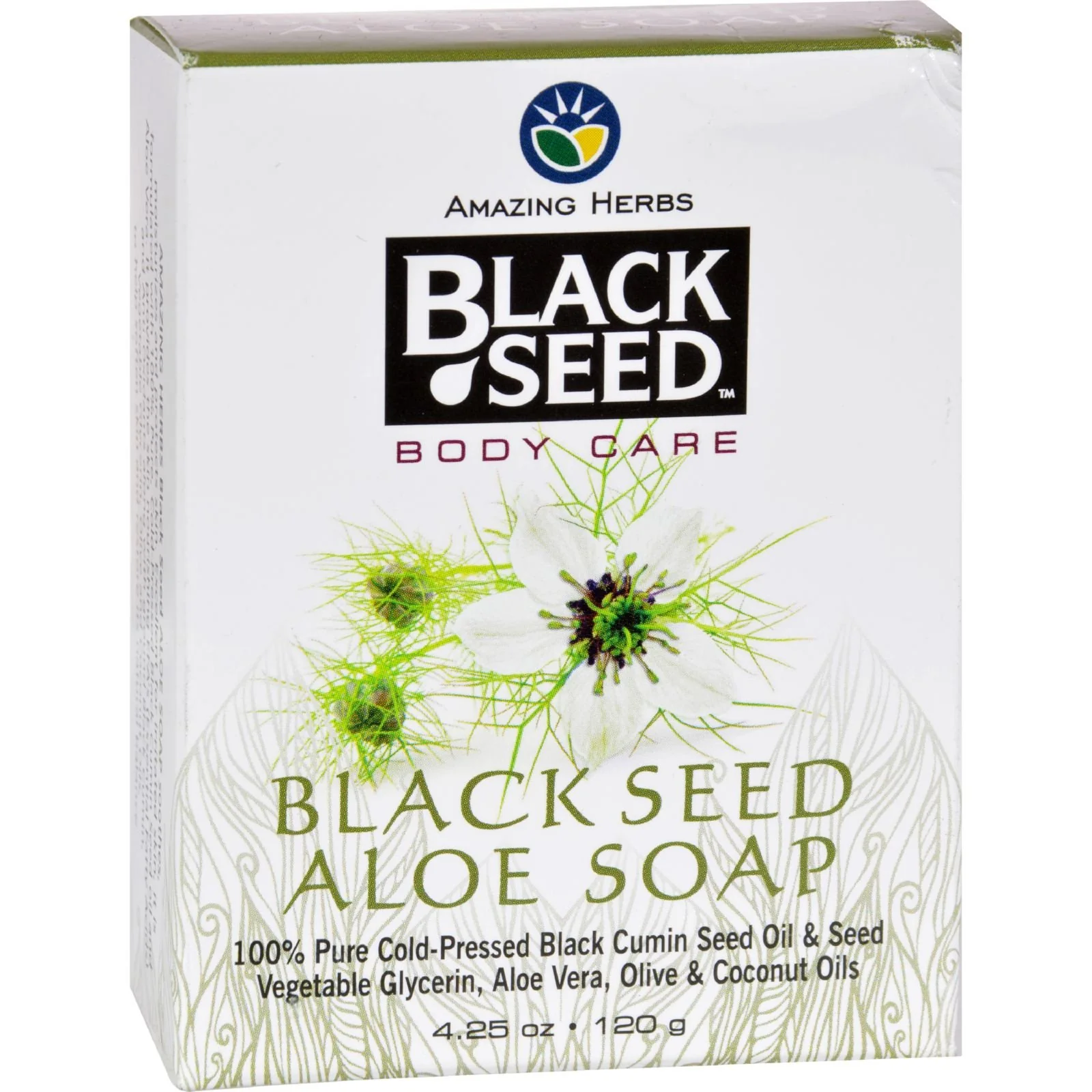 Next-Generation Black Seed Bar Soap Aloe 4.25 Ounce Recyclable