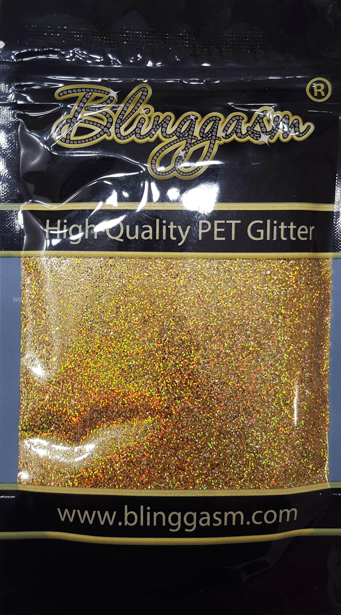 Refined Blinggasm Premium Solvent Resistant Polyester Glitter 3.5 oz by Weight .008 or .015 Use for Tumblers Decoration Crafts Nails Cosmetics Body Paint Versatile