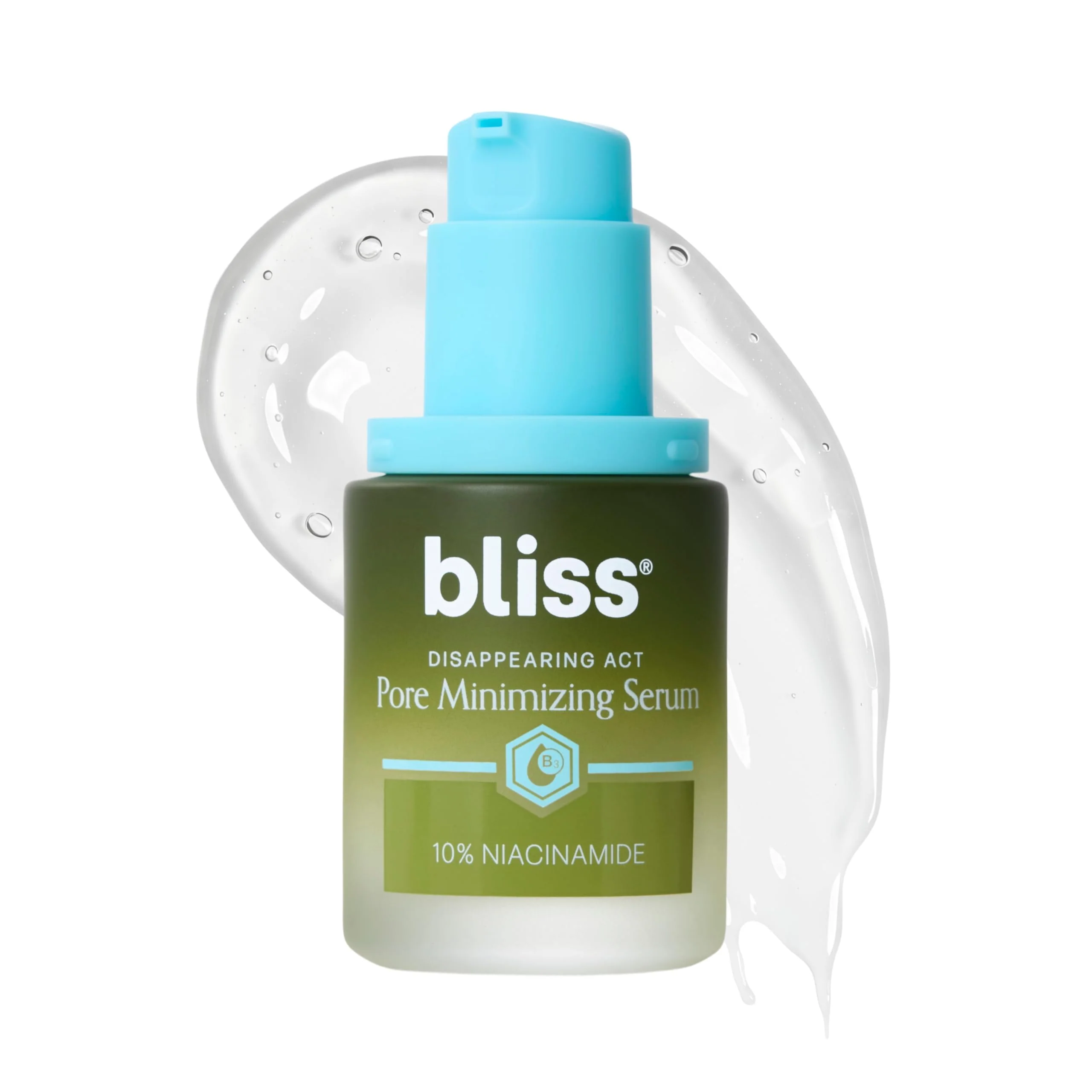 Efficient Bliss Disappearing Act Pore-Minimizing Serum - Niacinamide Pore Vanish Complex with Green Tea - Refines Pores Controls Oil Targets Dark Spots Smooth