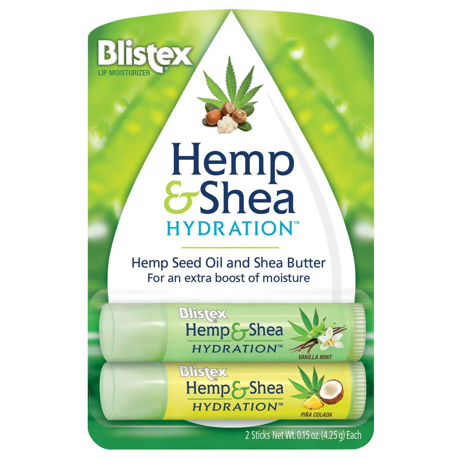 Healthy Blistex Hemp Shea Hydration 2 count Reliable