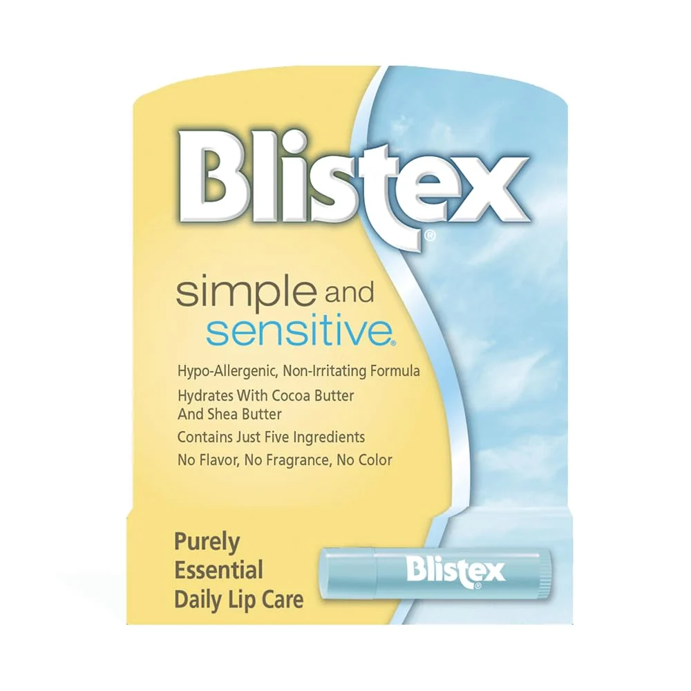 Official Blistex sencilla y Sensible Lip Moisturizer 0 15 oz Pack of 1 Solid