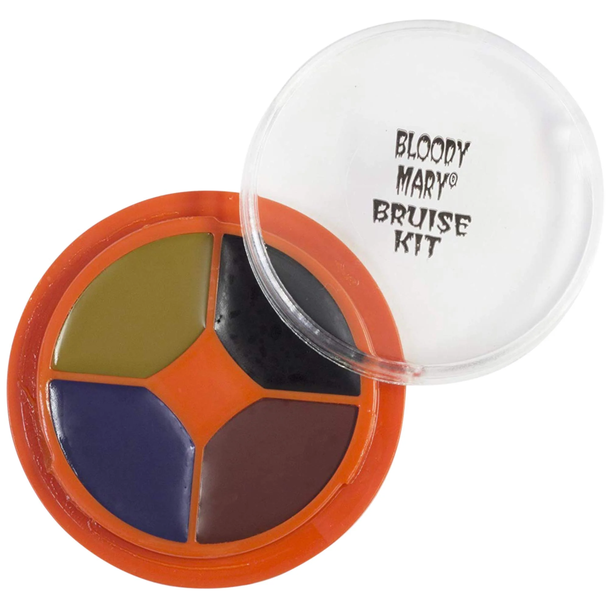 Healthy Bloody Mary Special Effects Bruise Makeup Kit By Bloody Mary - Theatrical Halloween Bruising Palette - SFX Fake Bruise Wheel For Fresh Black Selected