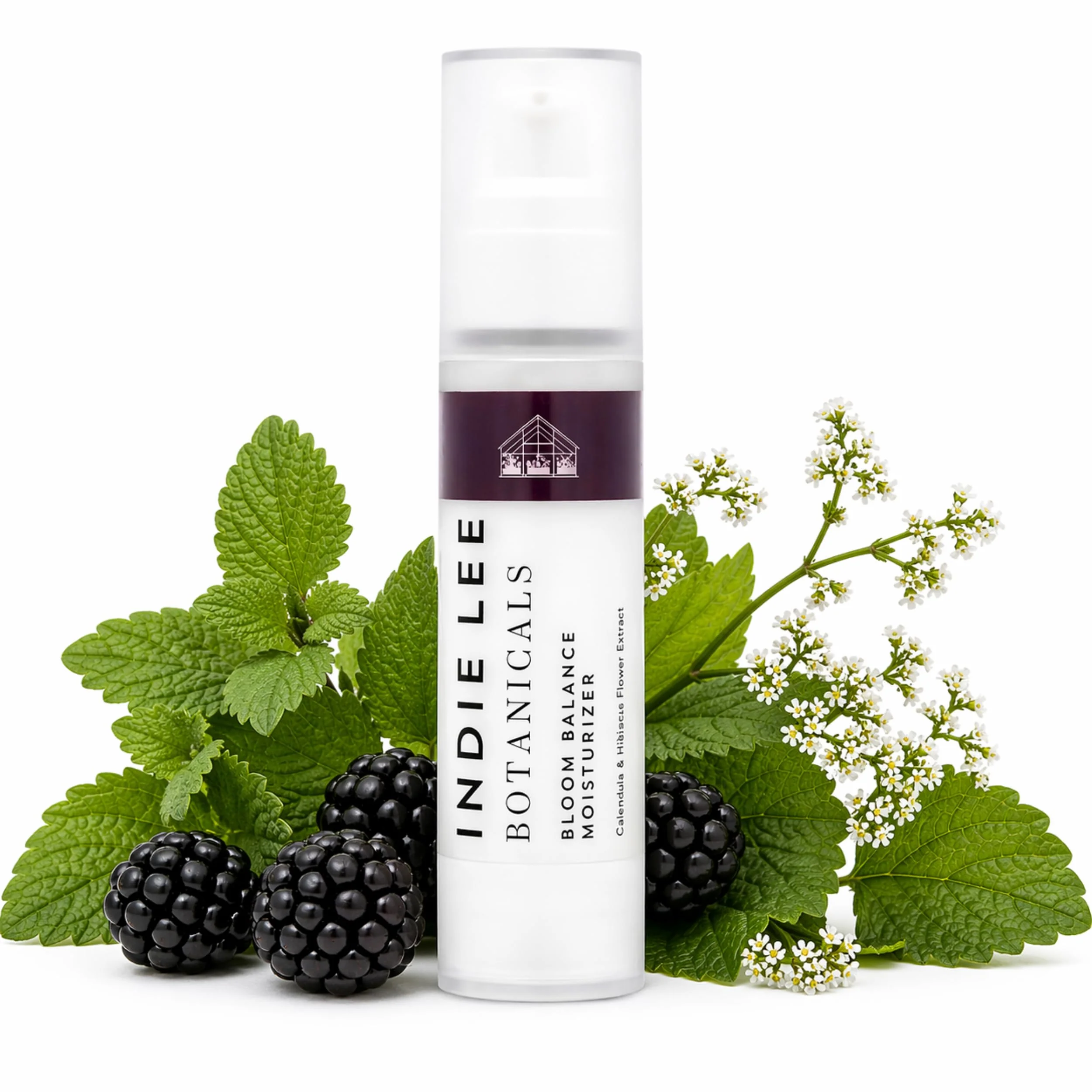 Bloom Balance Lightweight Face Moisturizer - Hydrating Clean Daily Moisturizer with Botanical Extracts Non-Greasy Cream for Balanced Radiant Skin Minimalist