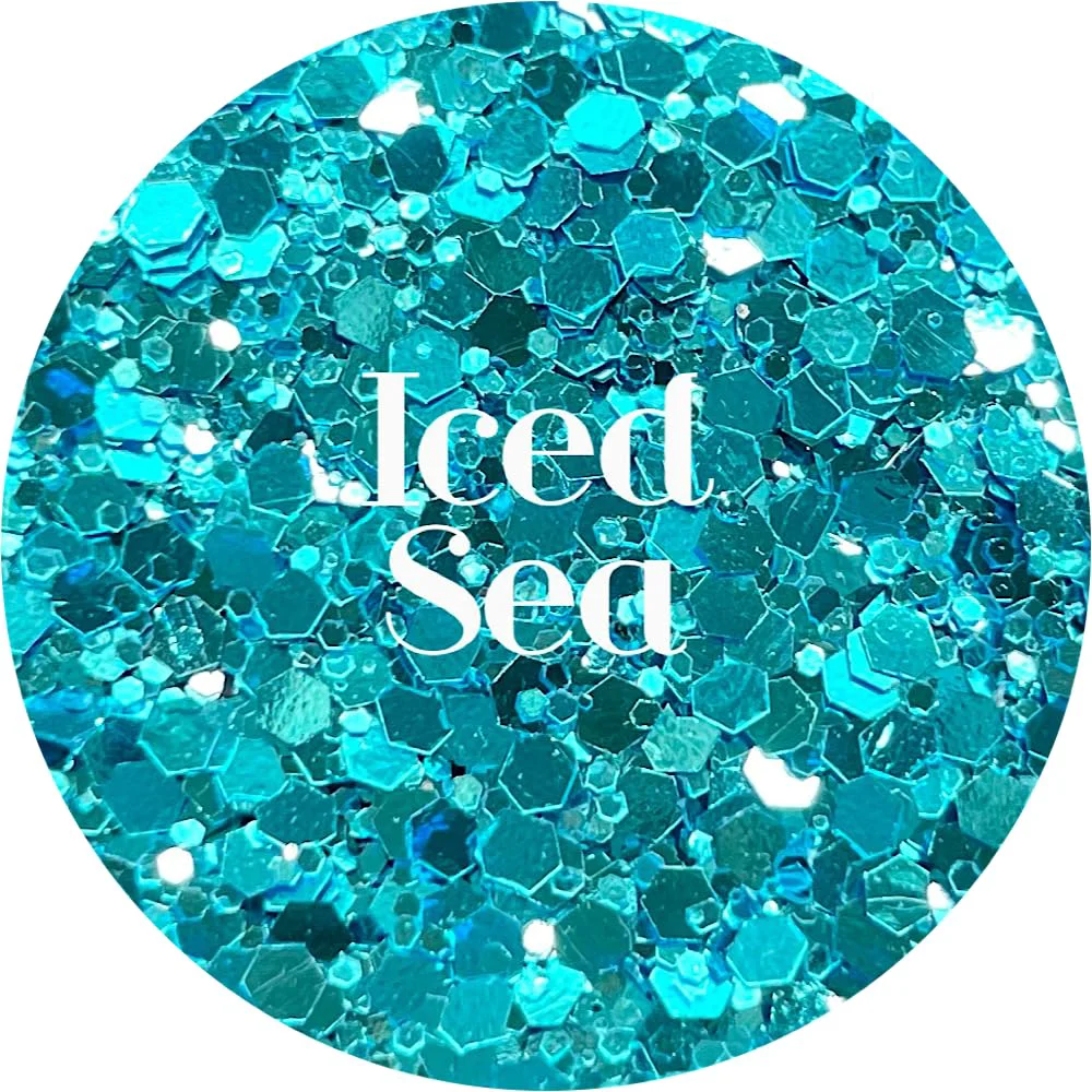 First-Class Blue Polyester Glitter Set Craft Glitter Glitter for Arts Crafts Tumblers Cosmetics Nails Epoxy Resin Art Slime DIY Body Glitter Certified