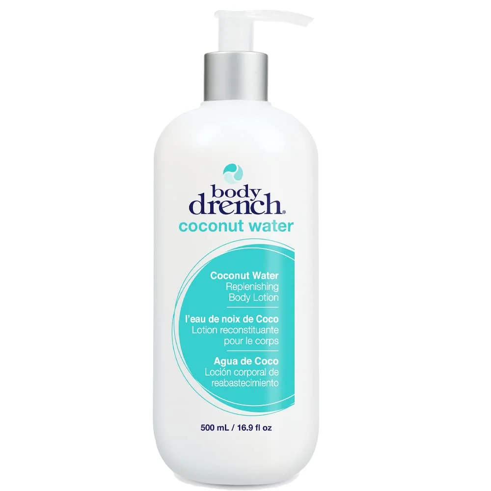 Original Design Body Drench Body Lotion for Women Coconut Water - Hydrating Coconut Lotion for Dry Skin Moisturizer Skin Care 16.9 fl oz Long-Lasting