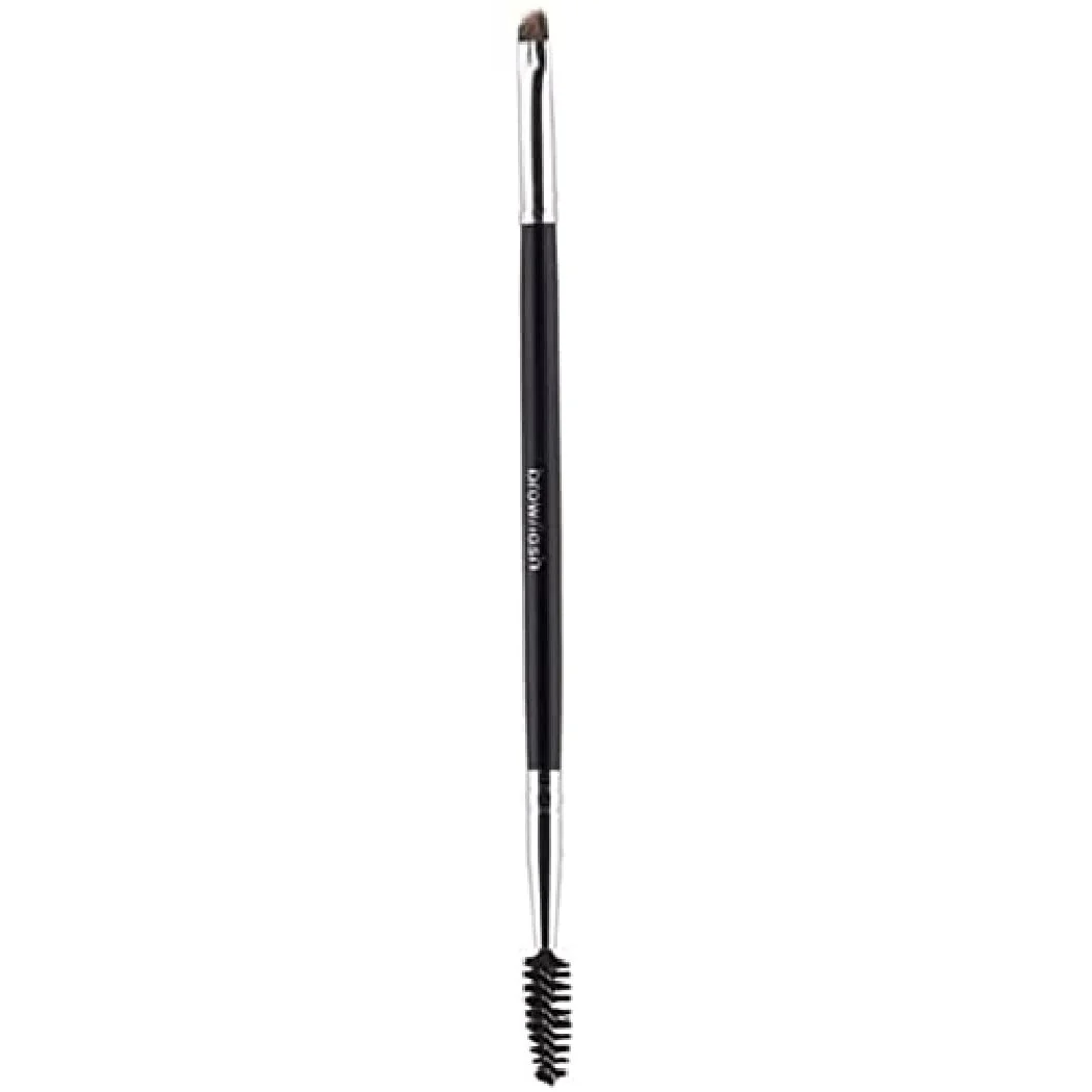 Verified Bodyography Dual-Ended Eyebrow Brush Angled Precision Brow Definer Spoolie Comb for Shaping Filling and Grooming I for Pomade Powder Specialty