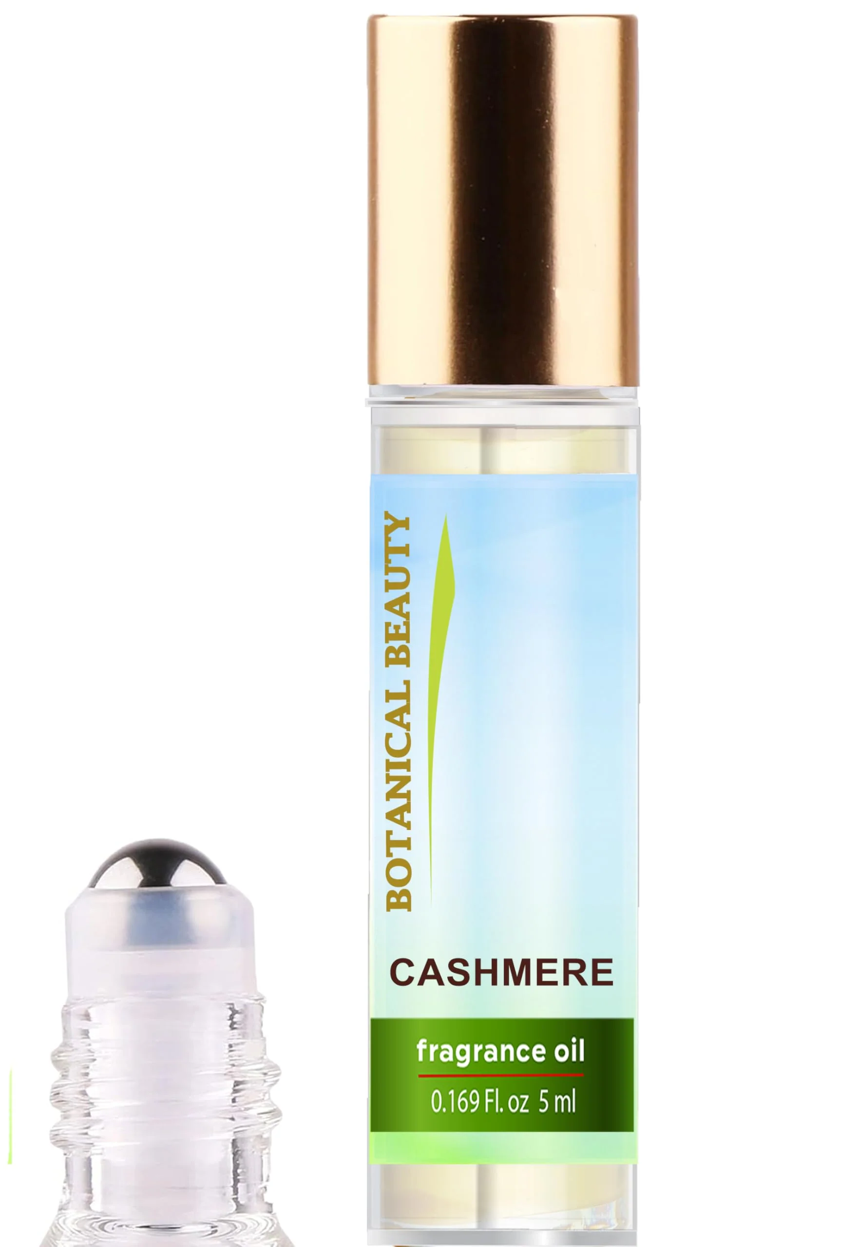 Selected Botanical Beauty CASHMERE FRAGRANCE OIL ROLL-ON 0.169 Fl. oz 5 ml Rollerball Perfume Alcohol- Long Lasting Unique