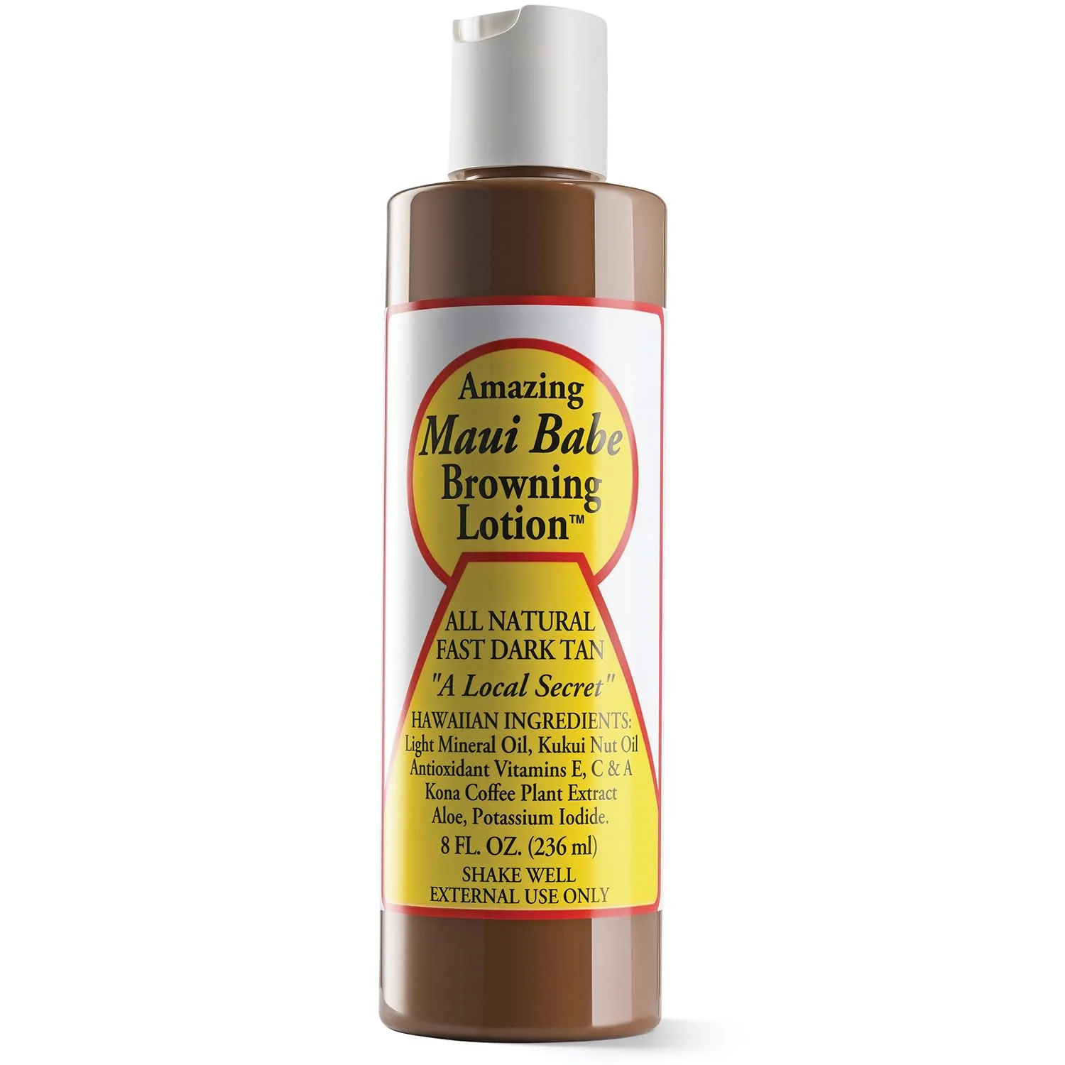 Breathable Browning Lotion - All Natural Fast Dark Tan 8 fl.oz Easy-to-Use