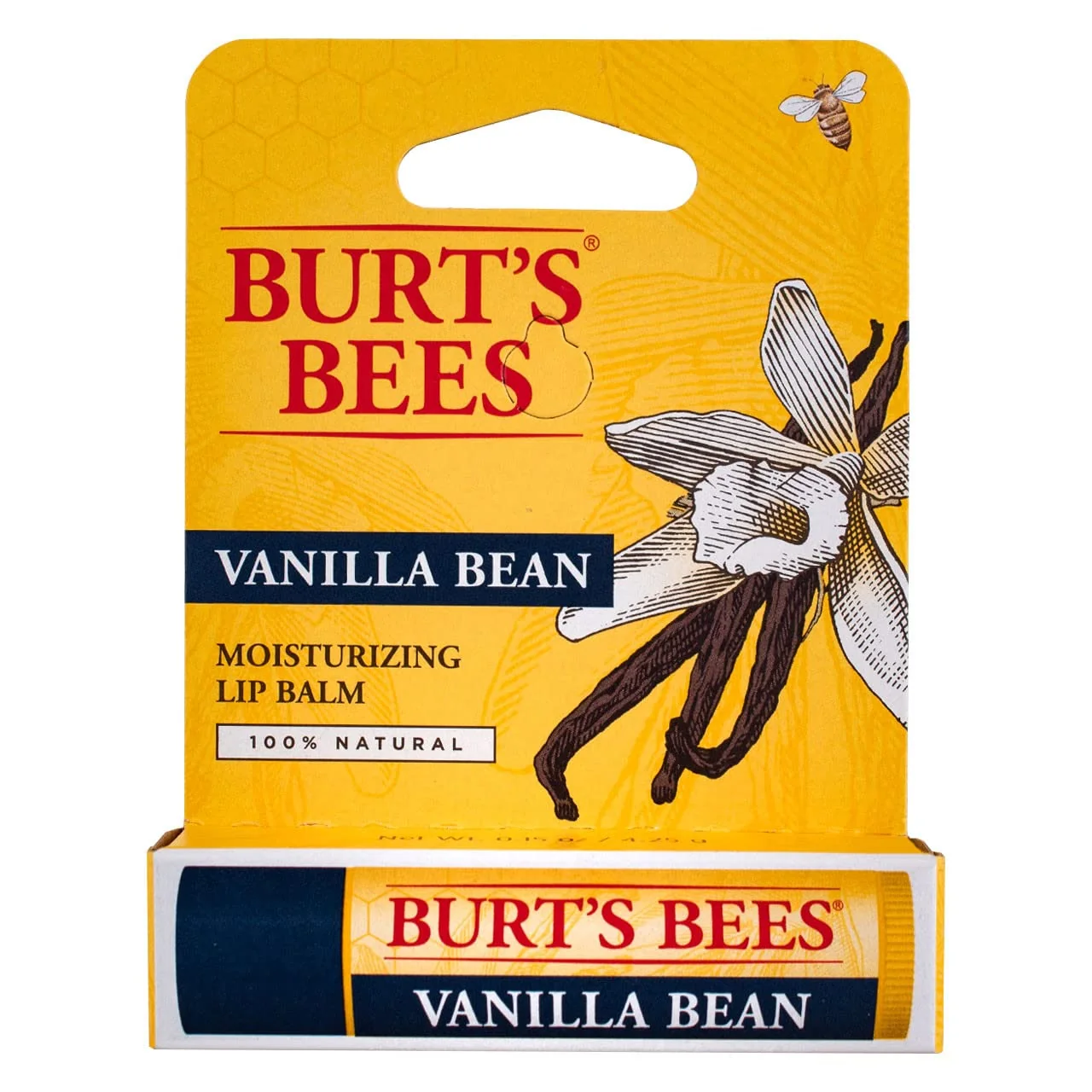 Comfortable Burts Lip Balm Vanilla Be Size .15z Burts Lip Balm Vanilla Bean 3 Pack Elite