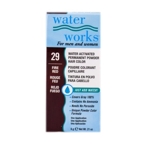 Lightweight Water Works Activated Permanent Powder Haircolor - 29 Fire Red Versatile