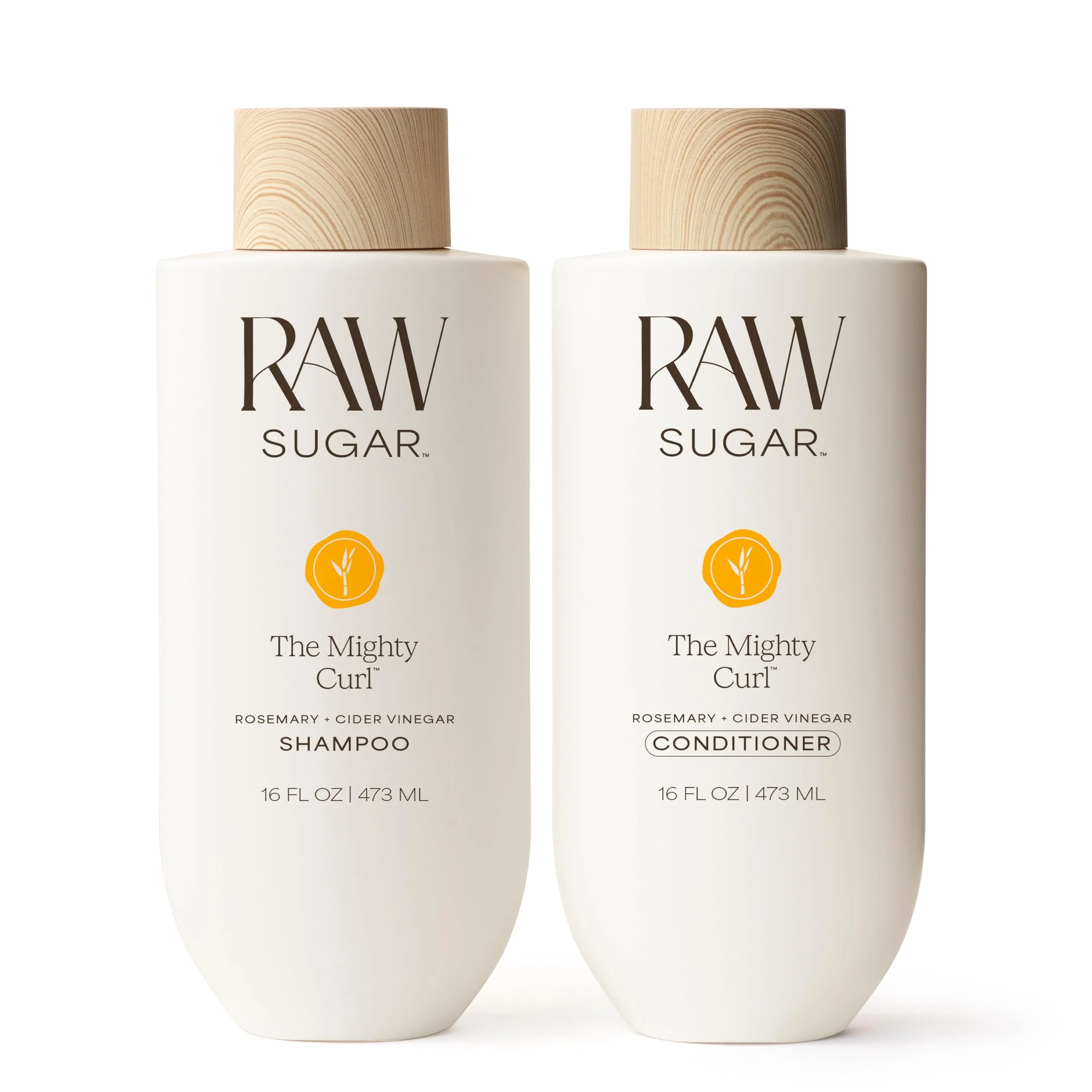 Official Raw Sugar Shampoo and Conditioner Set The Mighty Curl Hair Care Duo 16 Fl Oz 2 Products Boosts Curls A Revitalizing Haircare Bundle Without Durable