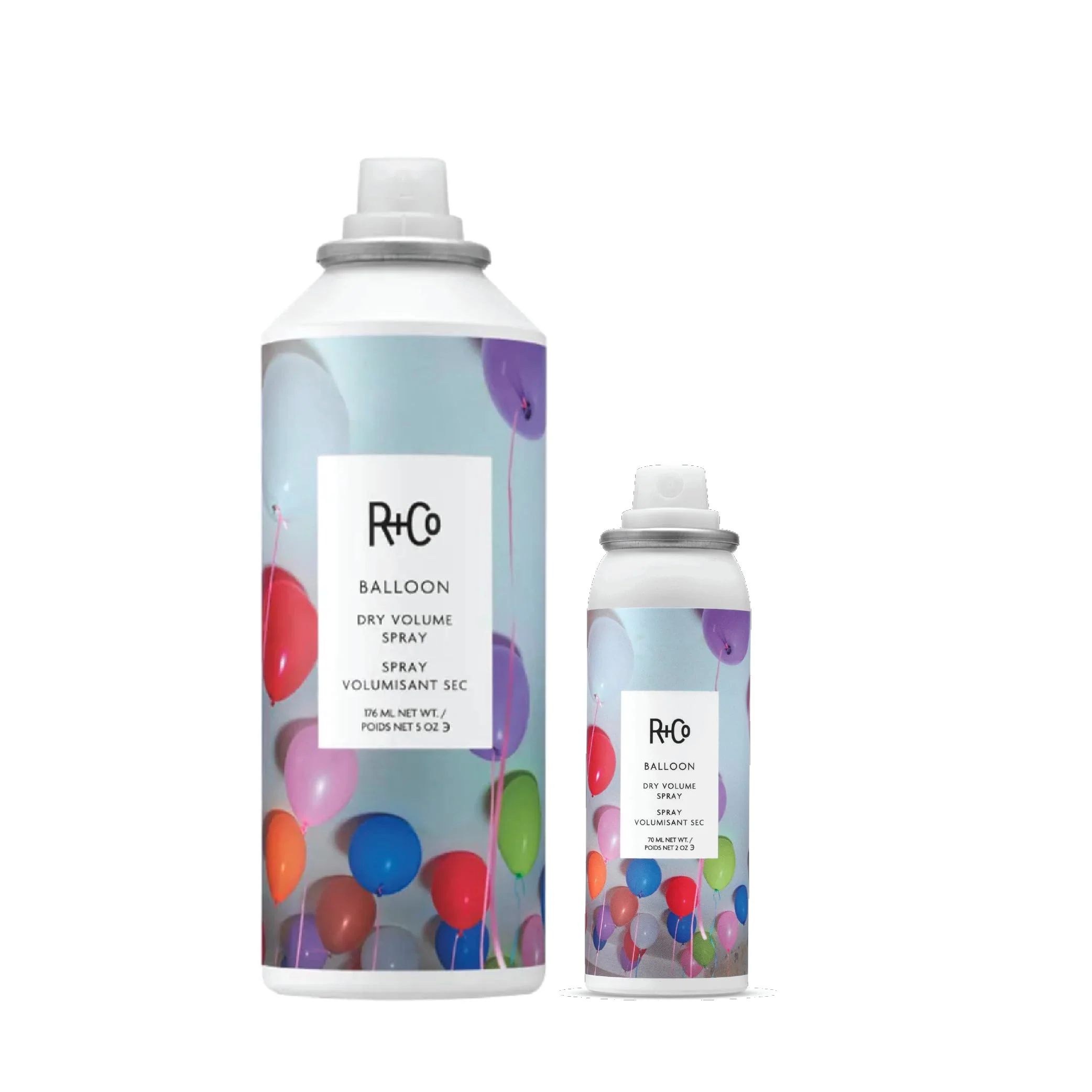 Organic R Co Balloon Dry Volume Spray Set Instant Volume Lift with Long-Lasting Hold Adds Texture Fullness Without Weight Vegan Cruelty- 5oz Pure