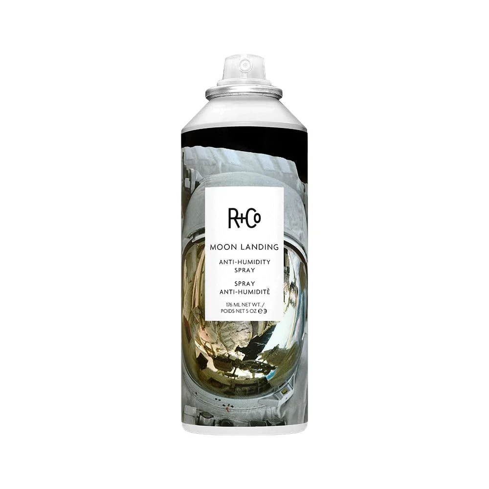 Green R Co Moon Landing Anti-Humidity Spray Calms Frizz Repels Moisture Tames Flyaways Vegan Cruelty- 5 Oz Contemporary