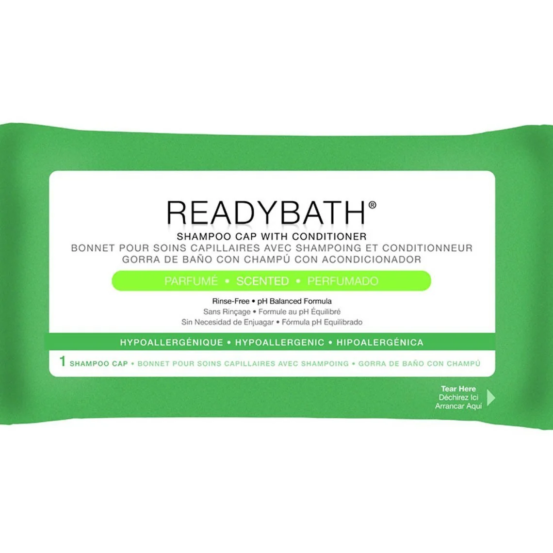 Sustainable ReadyBath Shampoo Cap w Conditioner 1 ea Pack of 6 Recyclable