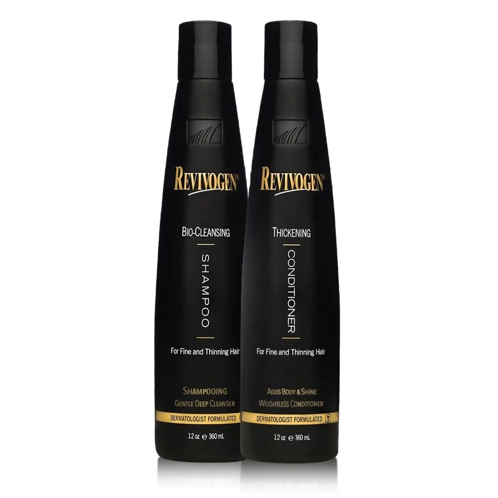 Elite Revivogen MD Bio Cleansing Shampoo Thickening Conditioner Duo Set for fine thinning hair create volume cleanse DHT nourish scalp for healthier Modern