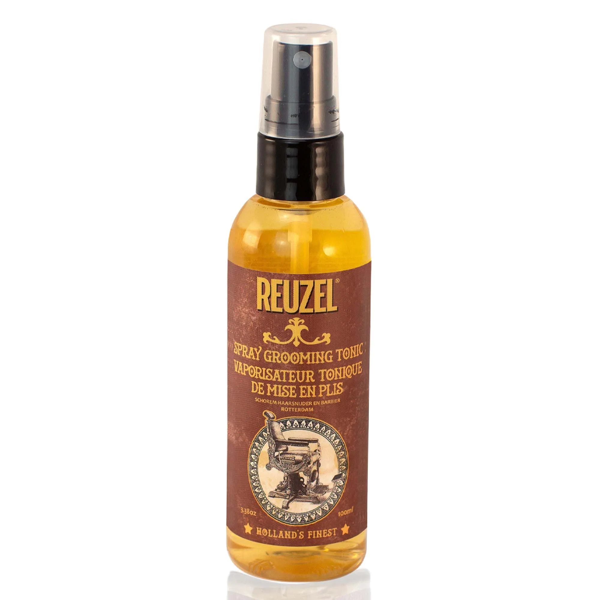 Premium Material REUZEL Spray Grooming Tonic Volumizing Pre-Styler for Men Lightweight Blow Dry Heat Protectant Adds Volume Lift Texture For Fine Thin Hair Refined