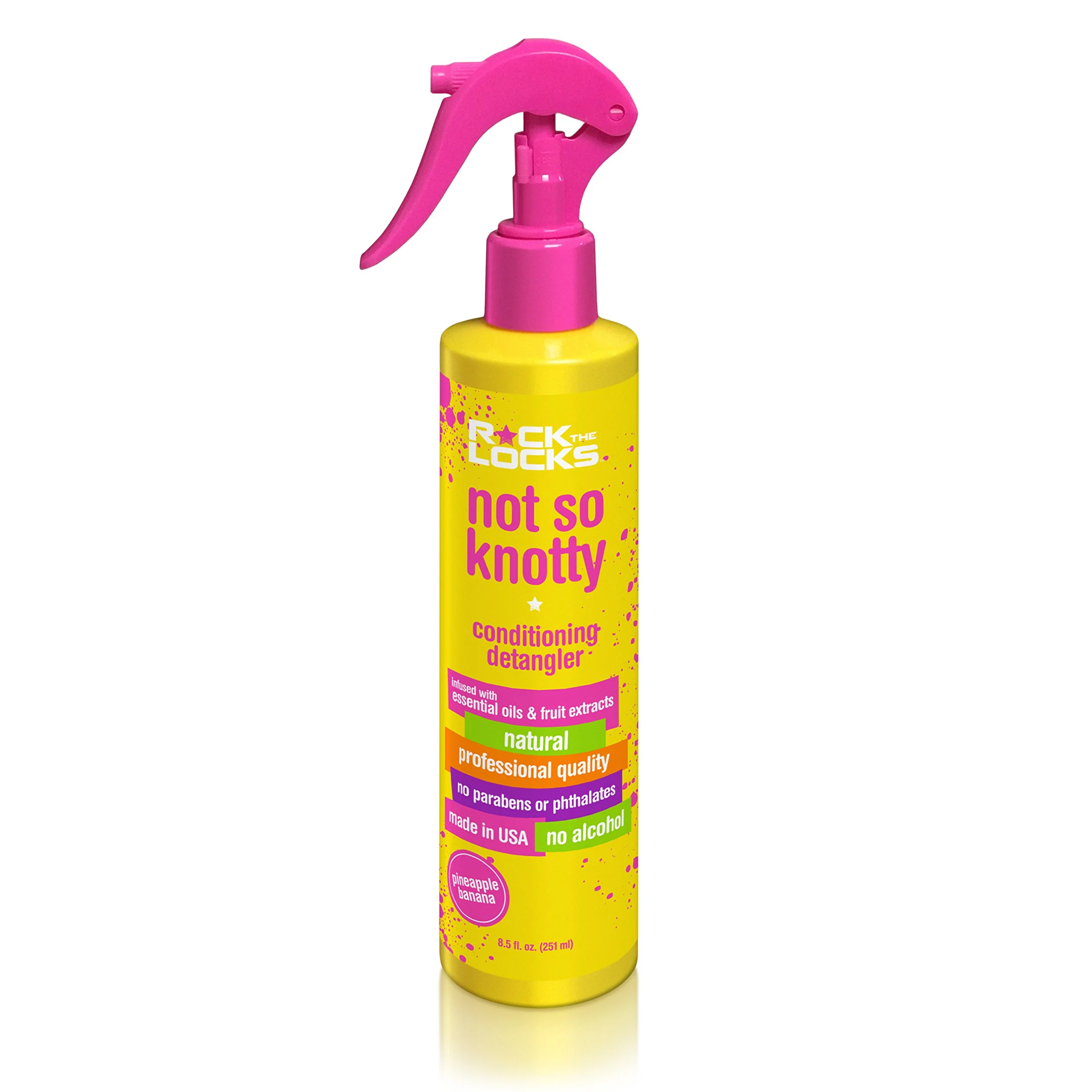 Smooth Rock the Locks Kids Not So Knotty Conditioning Detangler Natural Toxin and Paraben Phthalate 8.5 fl. oz. Official
