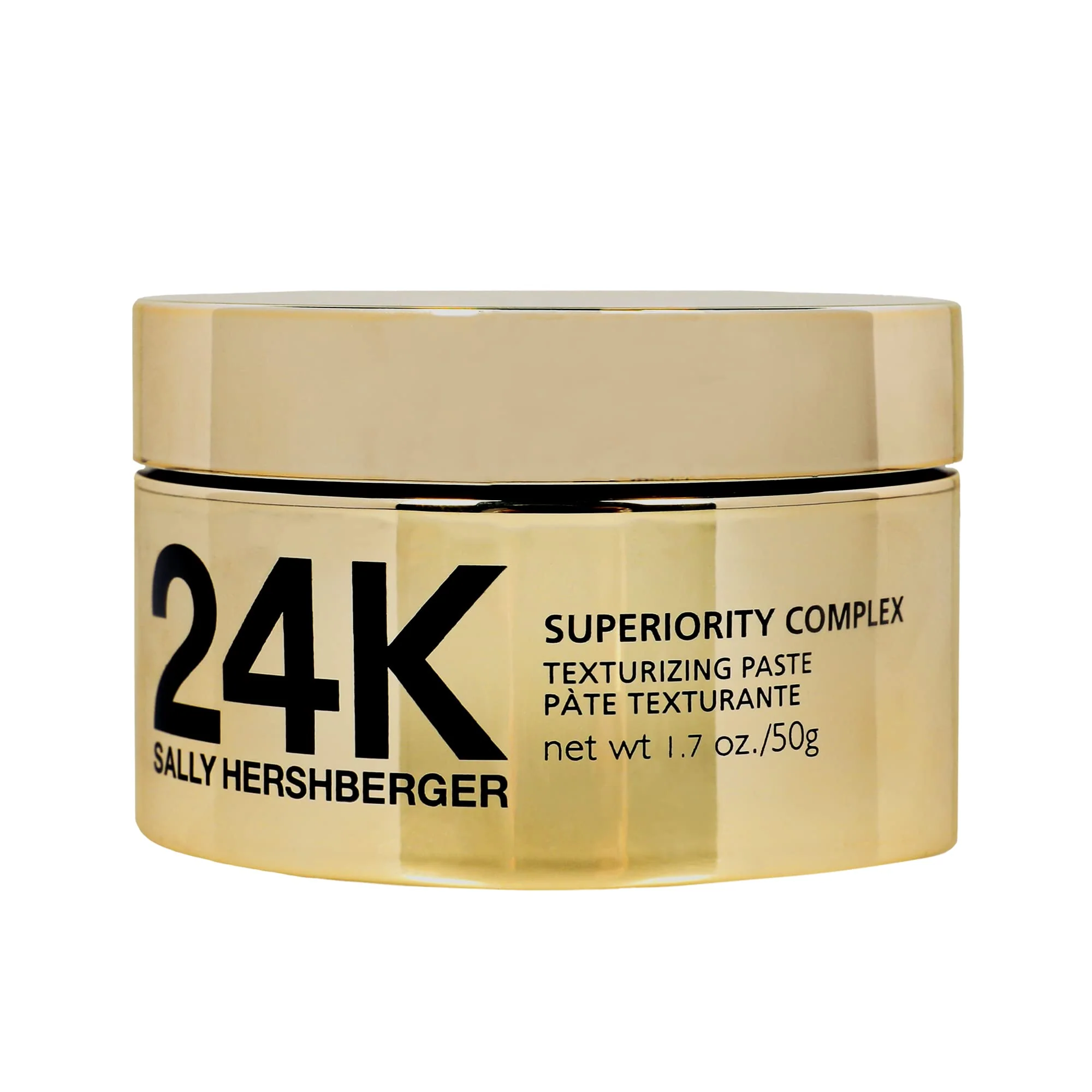 Functional SALLY HERSHBERGER 24K Hair Texturizing Paste for Men Women - Premium High Shine Pomade - All Day Hold - Hydrating and Volumizing - for Styling First-Class