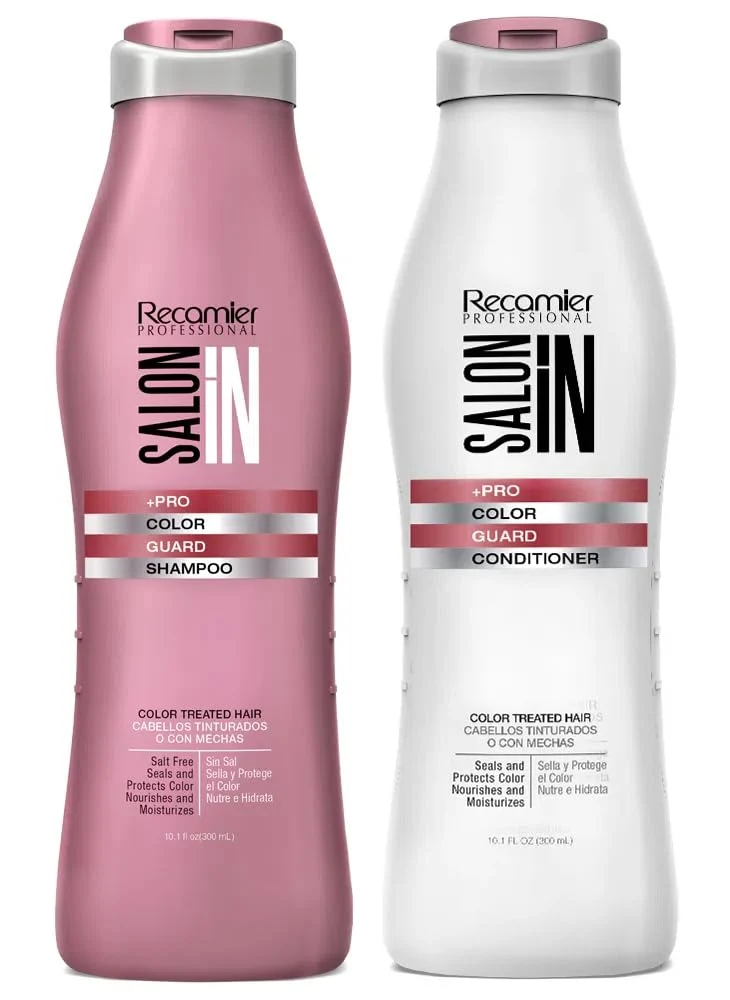Trendy Salon In by Recamier Color Guard Shampoo and Conditioner Set for Color-Treated Hair 10.1 fl oz 300 ml Each Effective